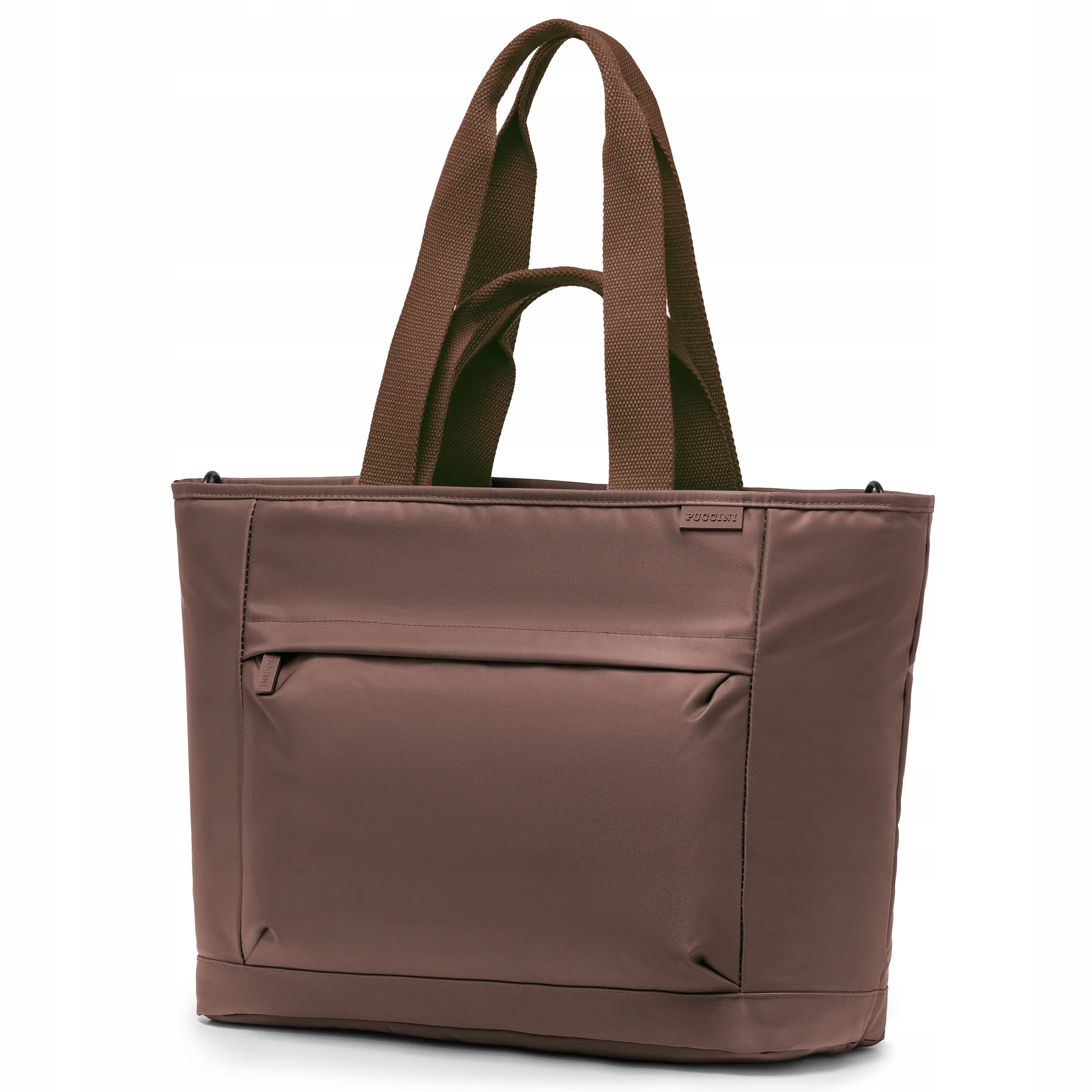Puccini Velká taška Tote Bag s prostorem pro notebook, hnědá TD249-2D