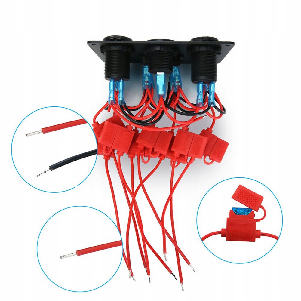 12V 24V 8 bitowy panel przelacznikow kociego oka Version European
