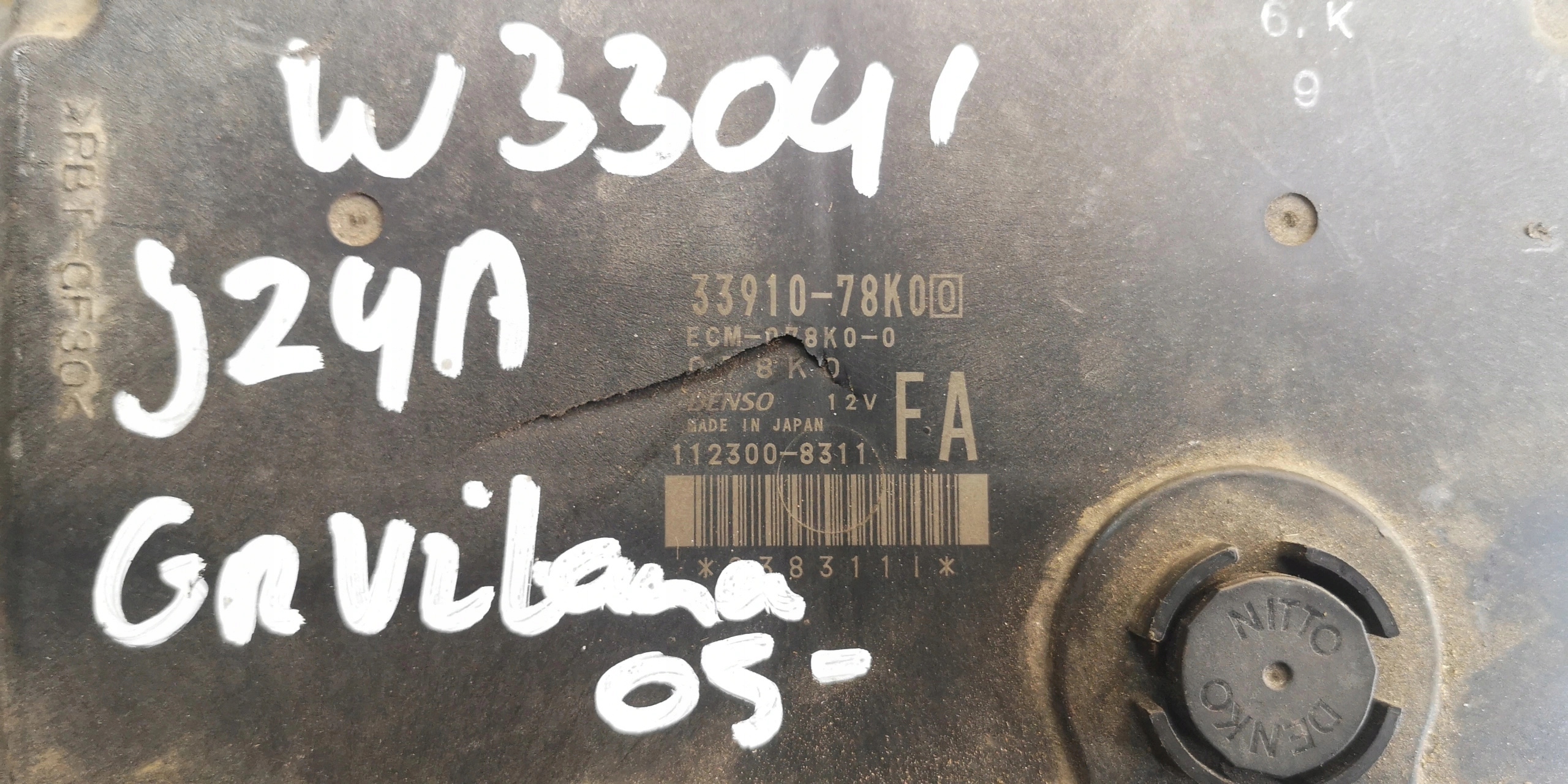 SUZUKI GRAND VITARA 05- ECU computer 33910-78K0 112300-8311