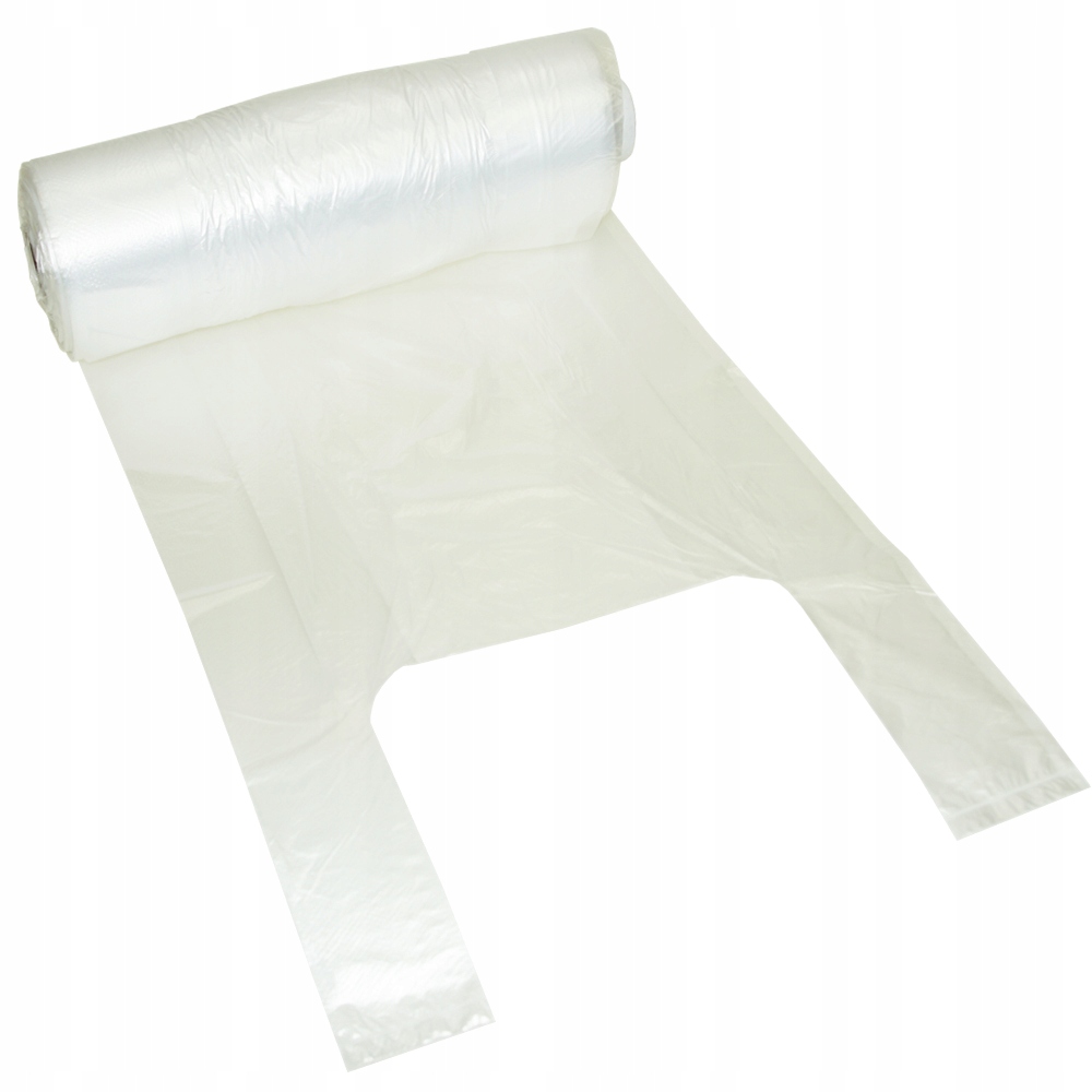 

Torebki foliowe w rolce z uszami 22 x 44cm 160 szt