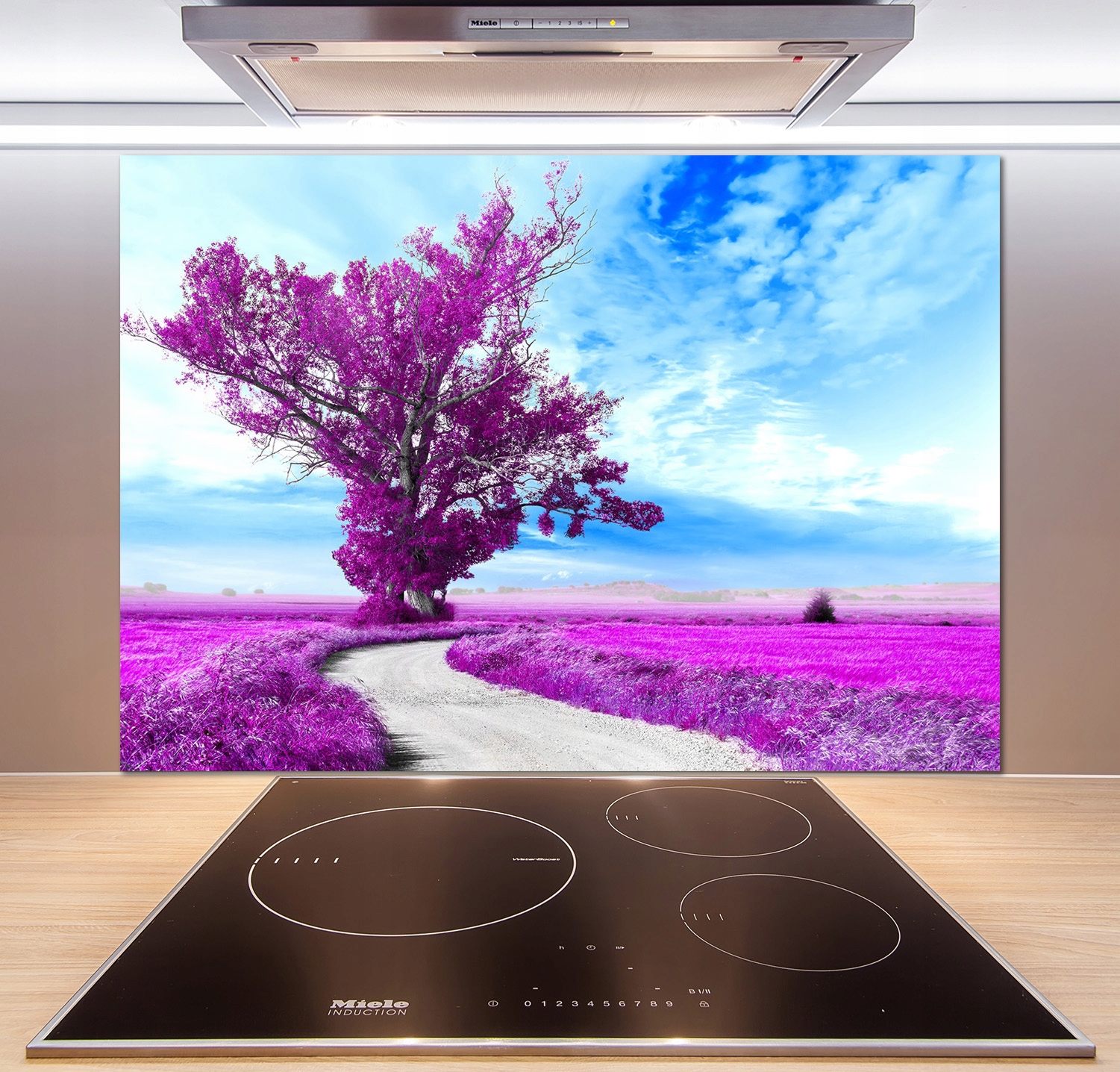 

Panel do kuchni Drzewo i ścieżka 100x70 cm + Klej