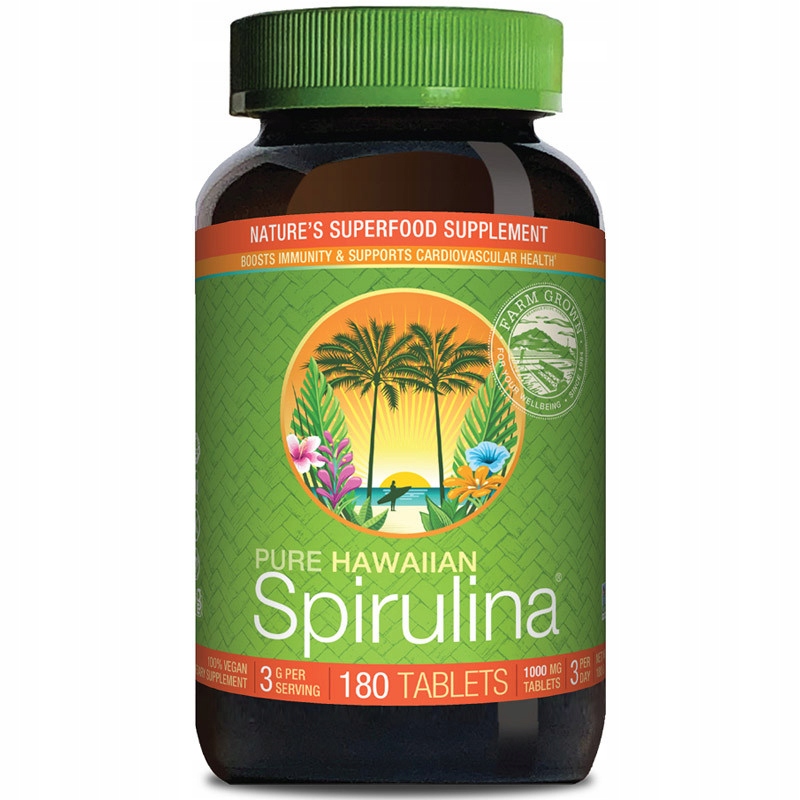 Levně Nutrex Hawaii Pure Hawaiian Spirulina 180tabs Imunita Posiluje Organismus