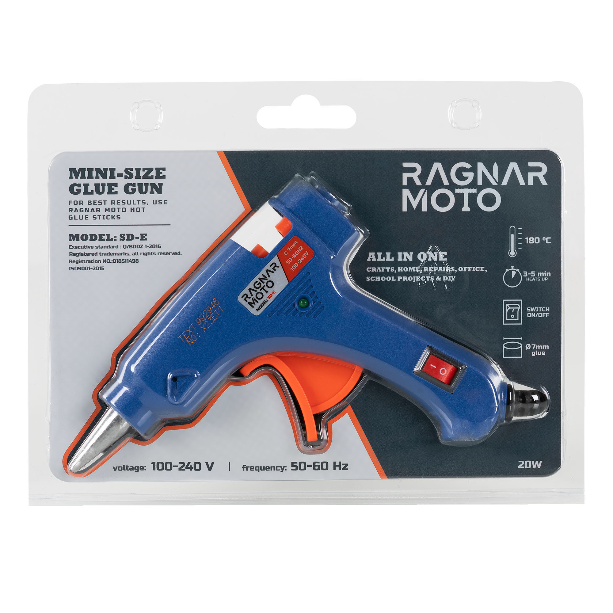 

Pistolet do Kleju na Gorąco Ragnar Moto Sd-e 180°C