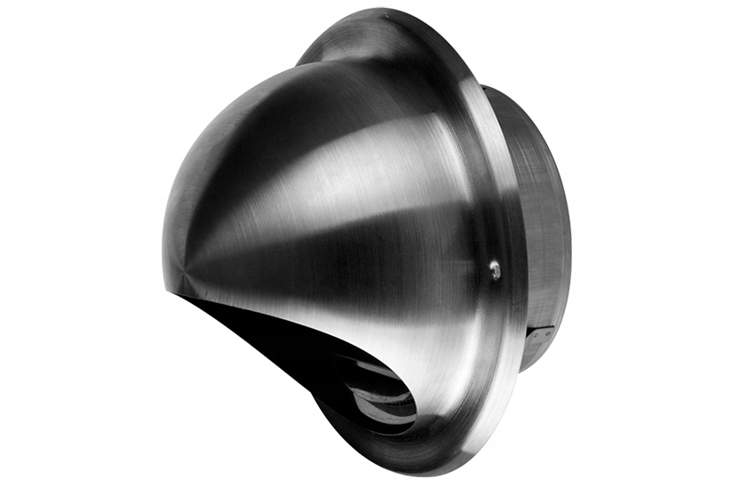 Čerpací vzduch Nástěnná vystřelovačka Nerezová mřížka 125 mm Okapník