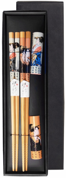 

Zestaw pałeczek z podstawkami Geisha 22,5cm 2 pary