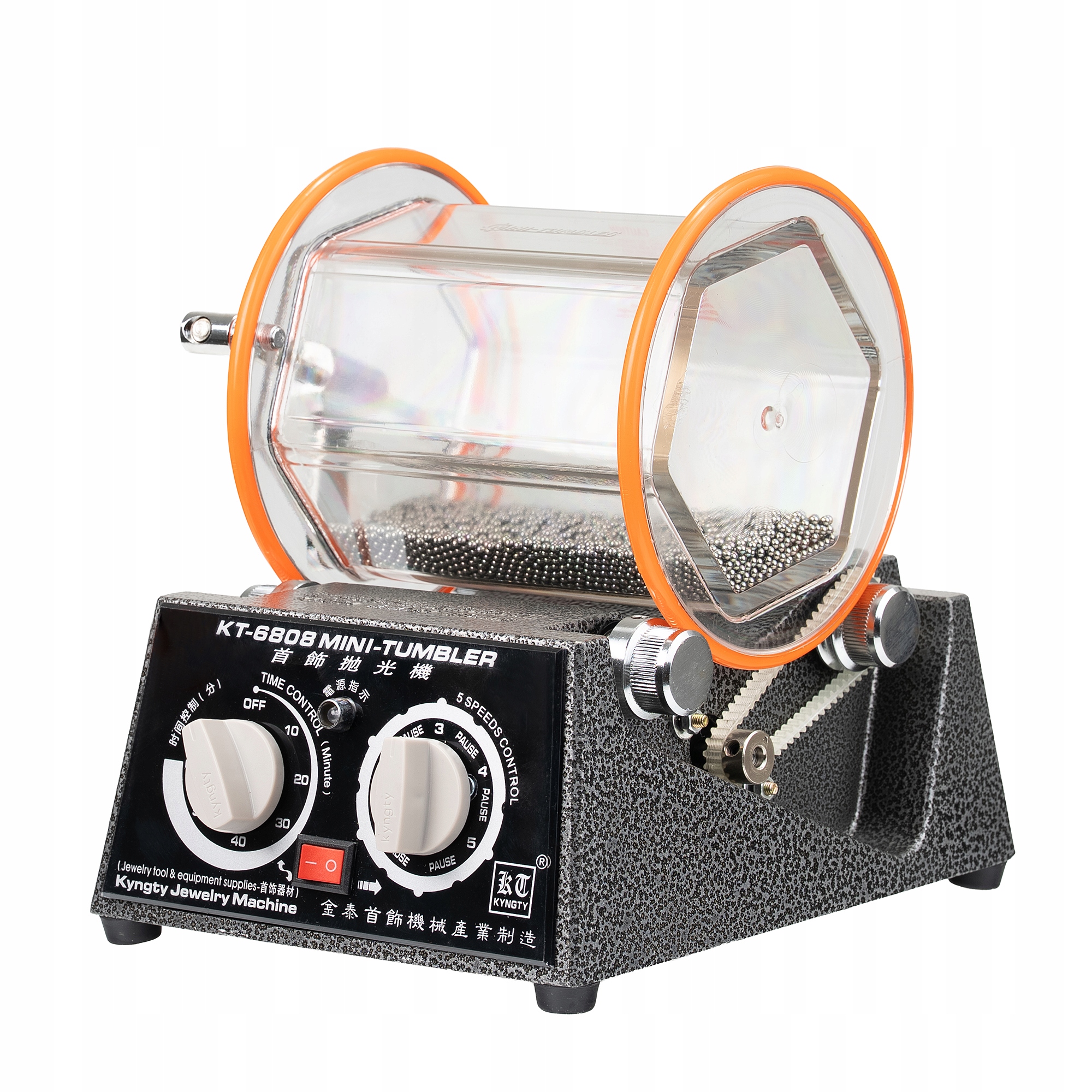 Polerka Bębnowa Obrotowa Szlifierka Do Polerowania Biżuterii Profesjonalna