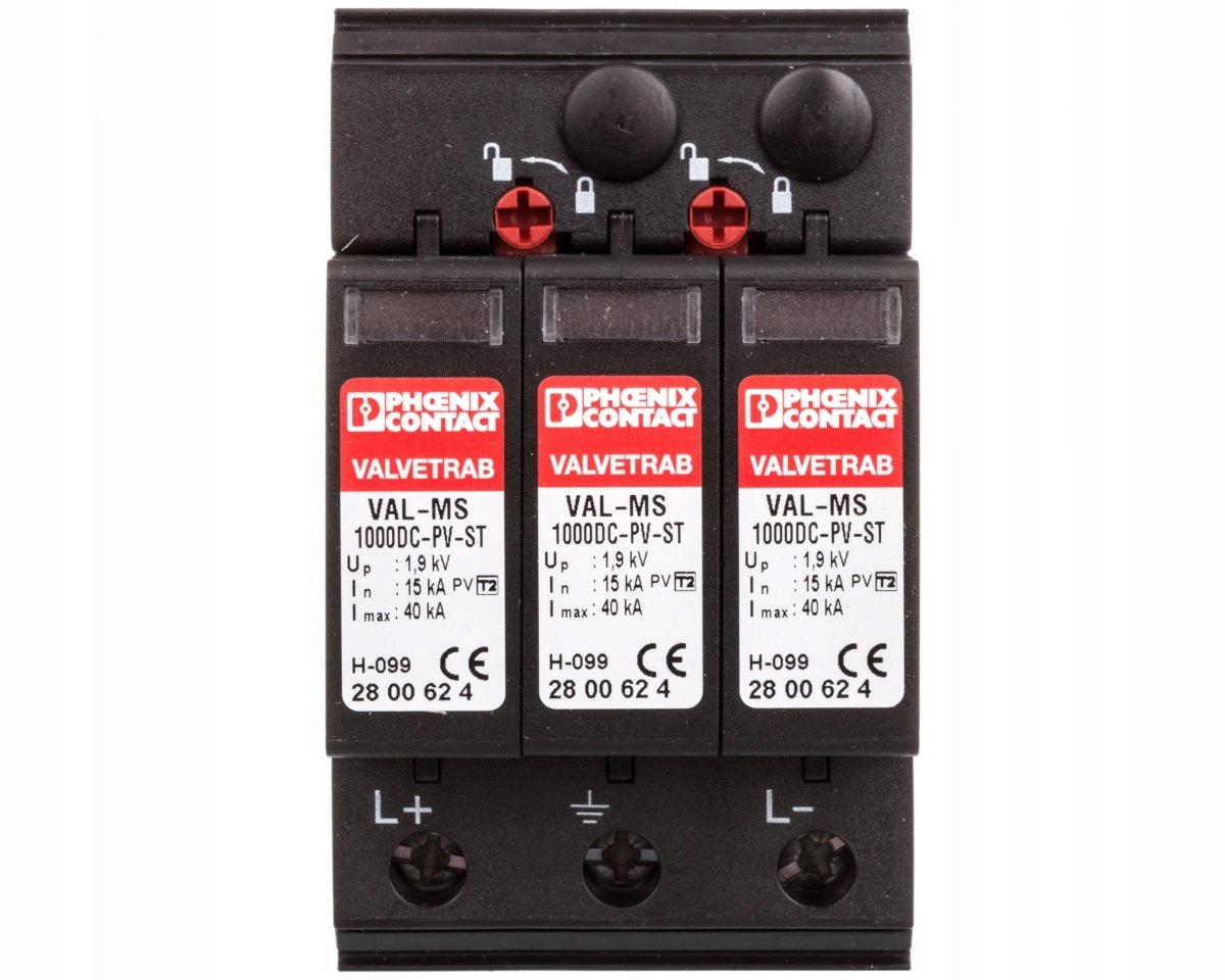 

Ograniczniki przepięć DC Val-ms 1000DC-PV/2+V
