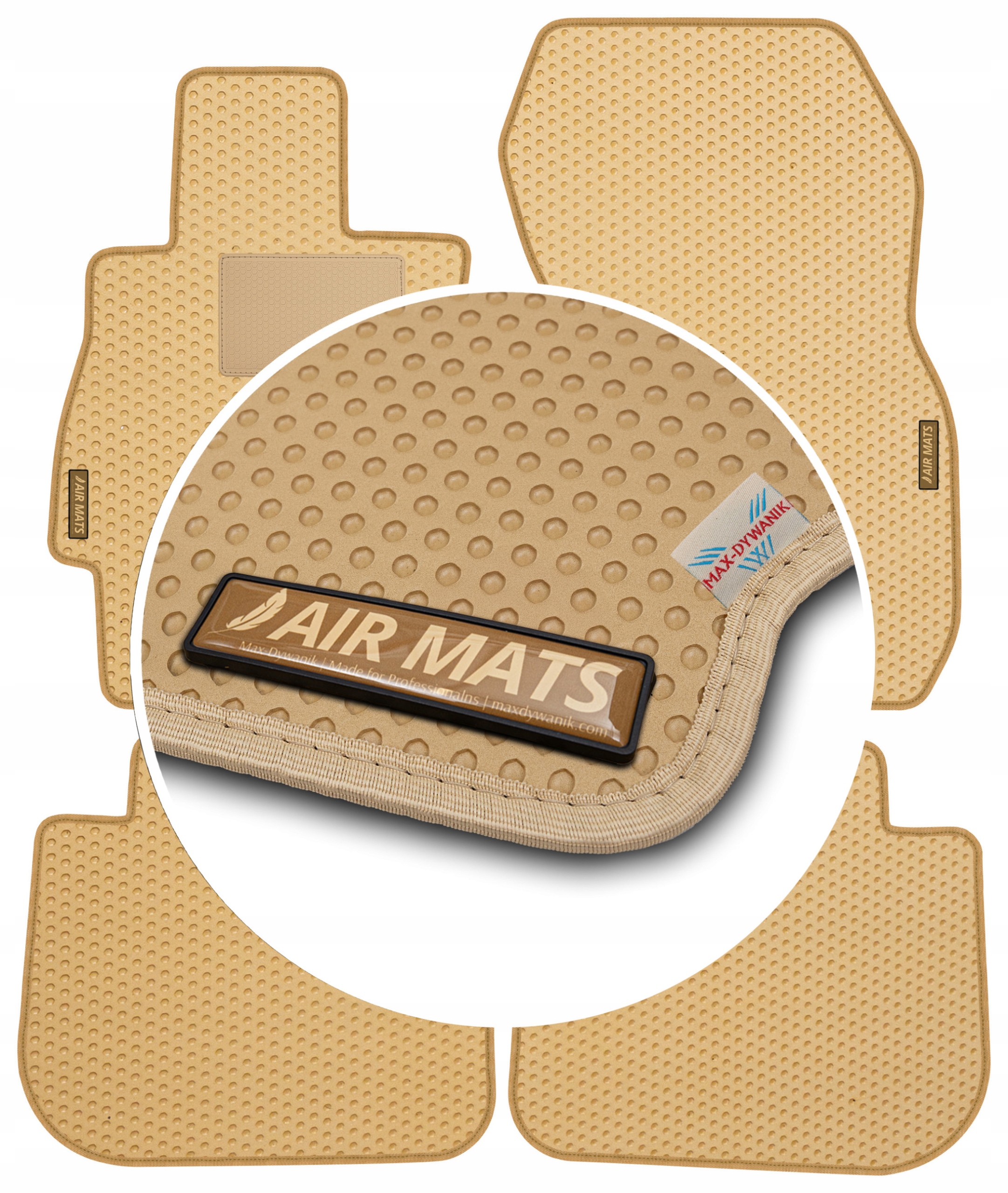 Subaru Outback IV 2009-2014 Béžové gumové koberce Eva Air Mats
