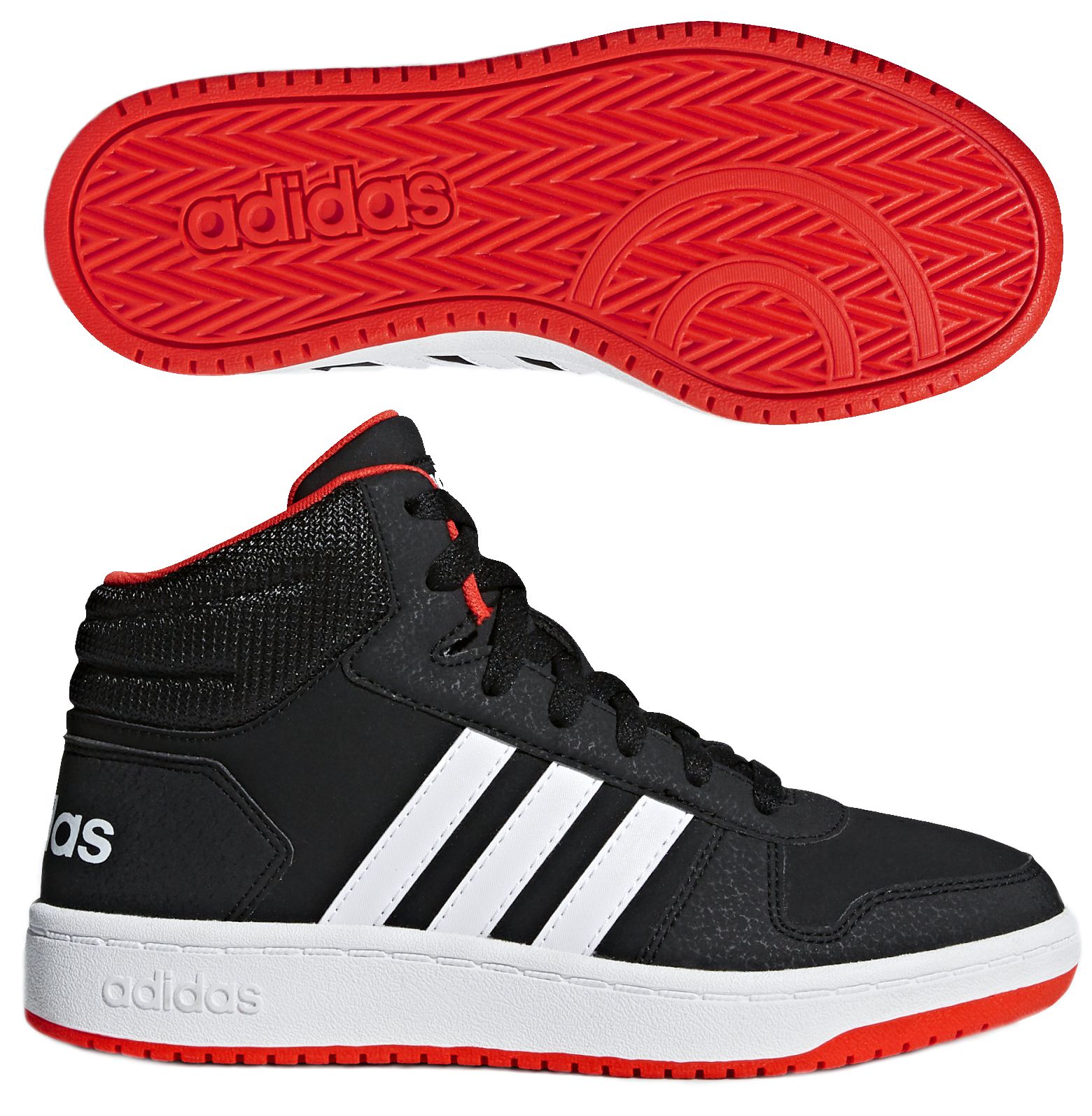 

B75743 Buty Damskie Adidas Hoops MID Sznurowane
