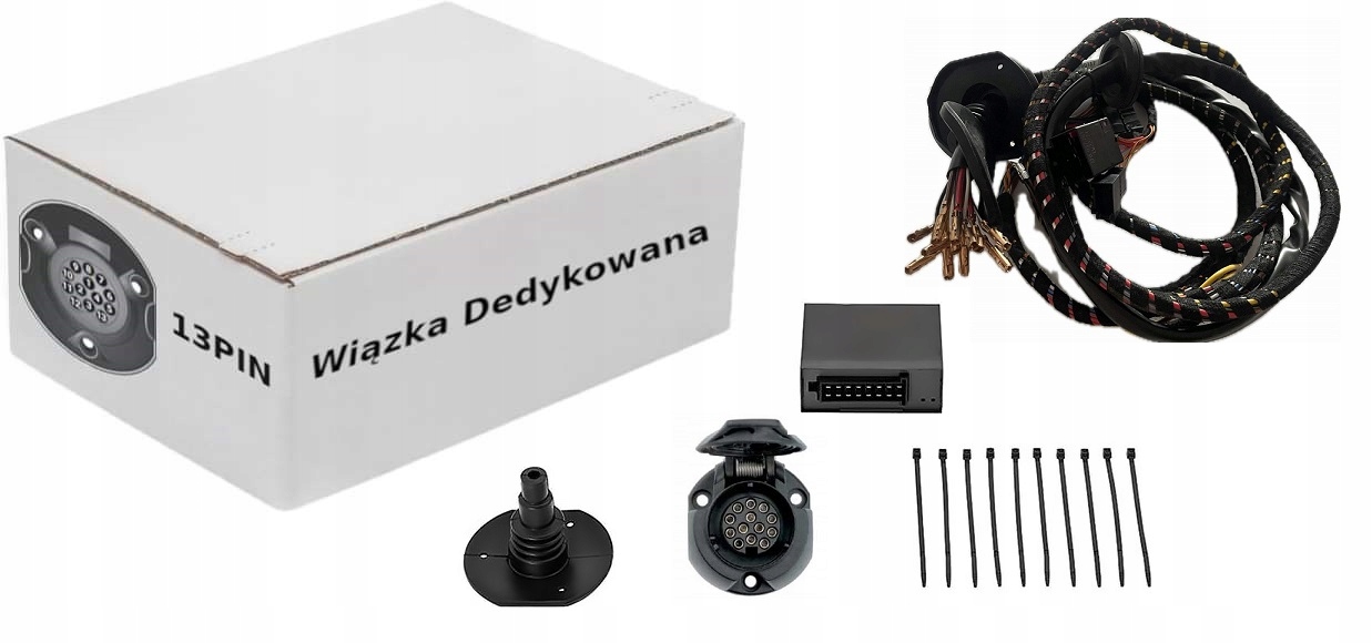 DEDYKOWANA WIĄZKA ELEKTRYCZNA 13PIN AUDI A4 B8 AUDI A5 I AUDI Q5 I 8R