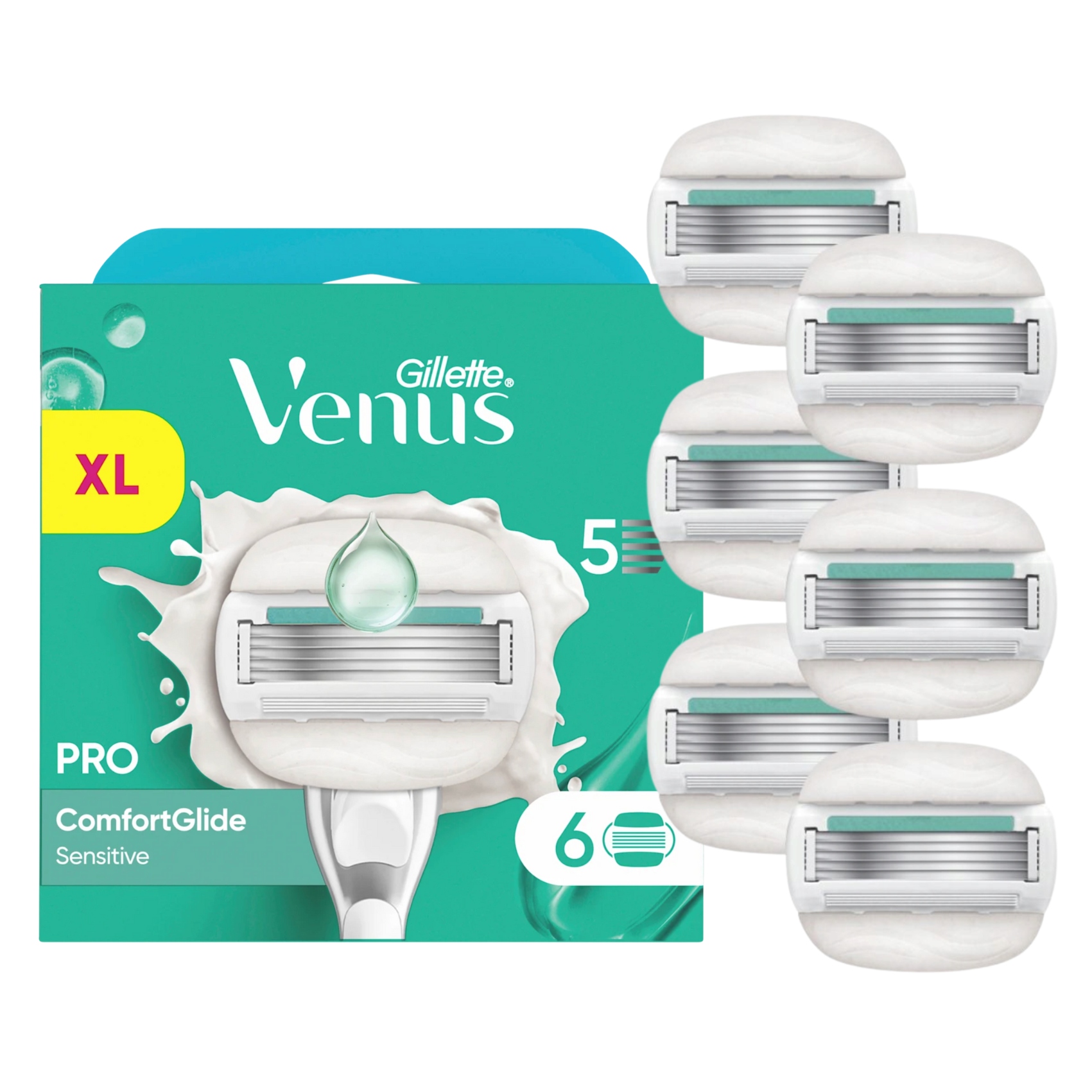 Gillette Venus Pro ComfortGlide vyměnitelné náplně do strojku 6 ks