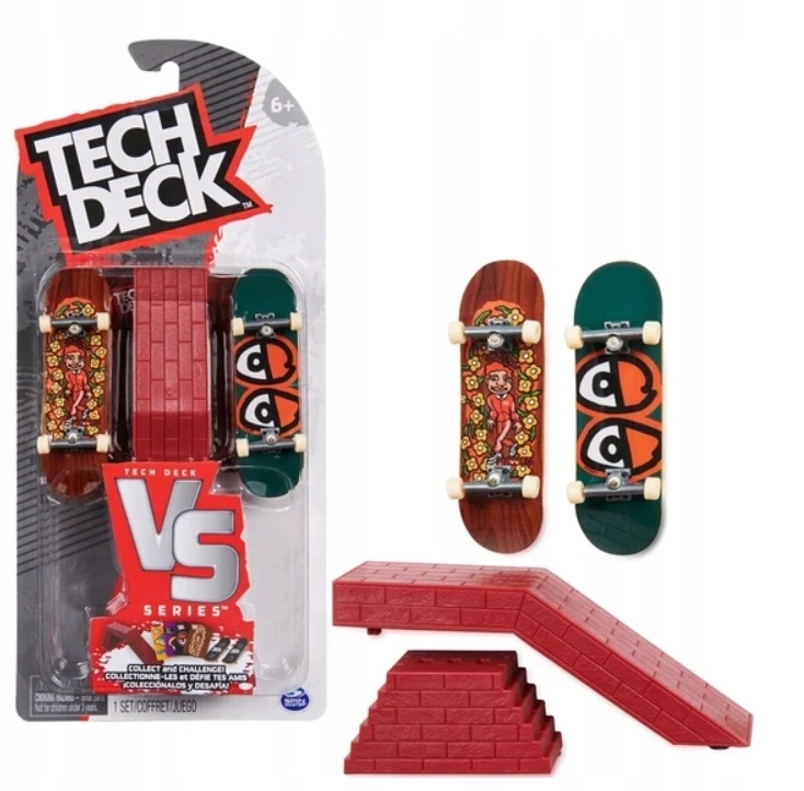 Tech Deck Fingerboard 2-PAK Spin Master Zestaw Krooked 20139400 6+ Lat