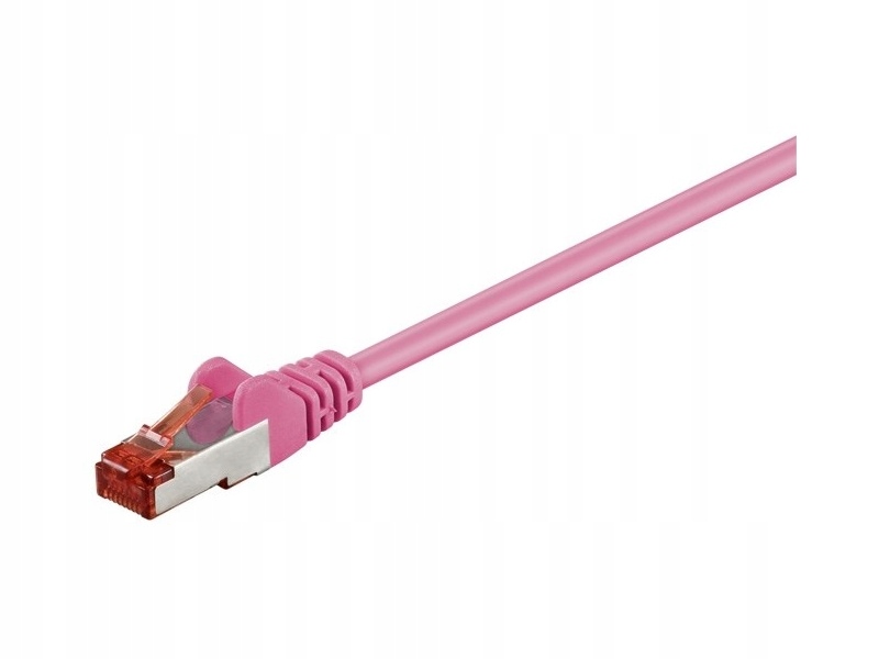 CAT 6 Kabel łączący, S/FTP (PiMF), Purpurowy21736