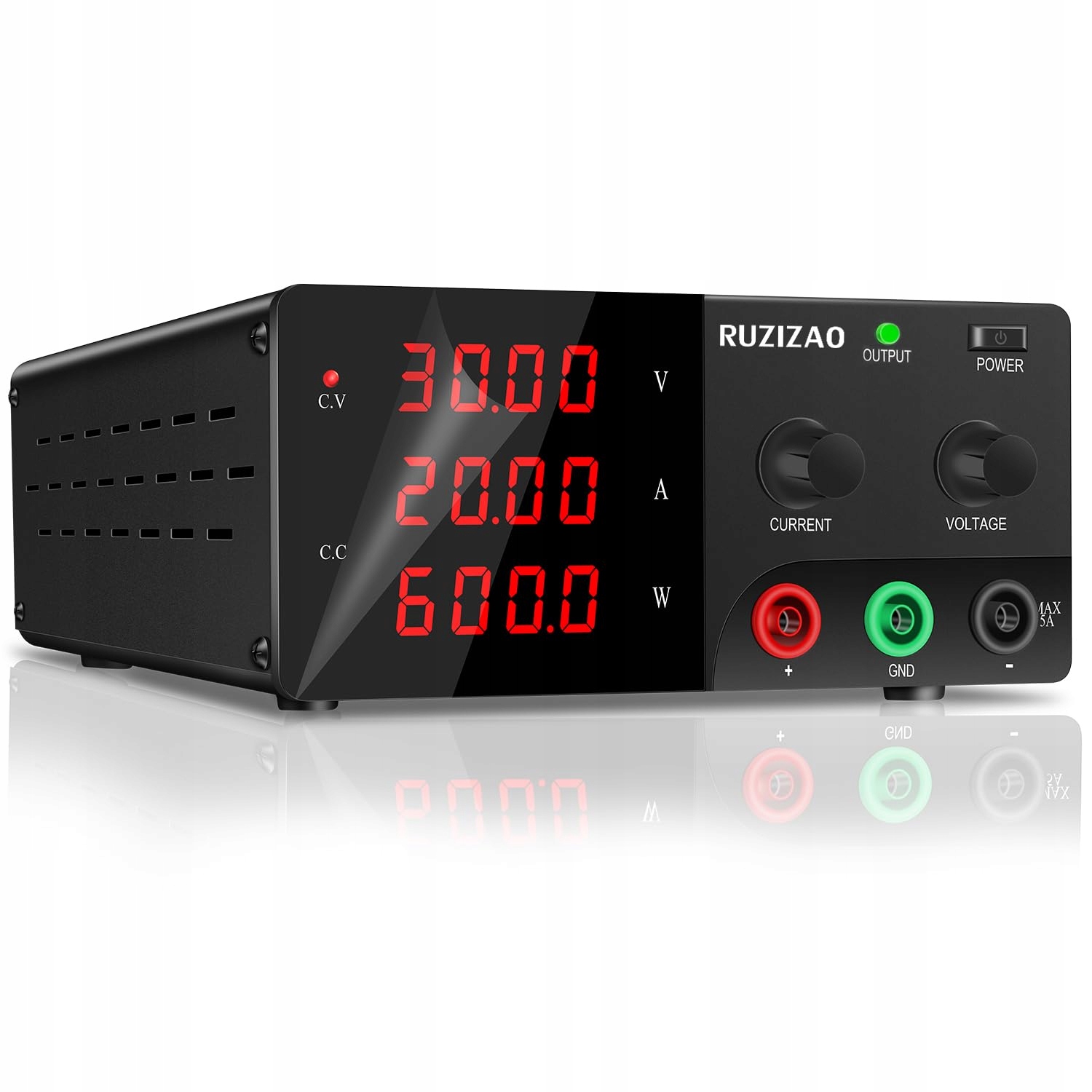 Ruzizao Laboratorní napájecí zdroj 30 V, 20 A,