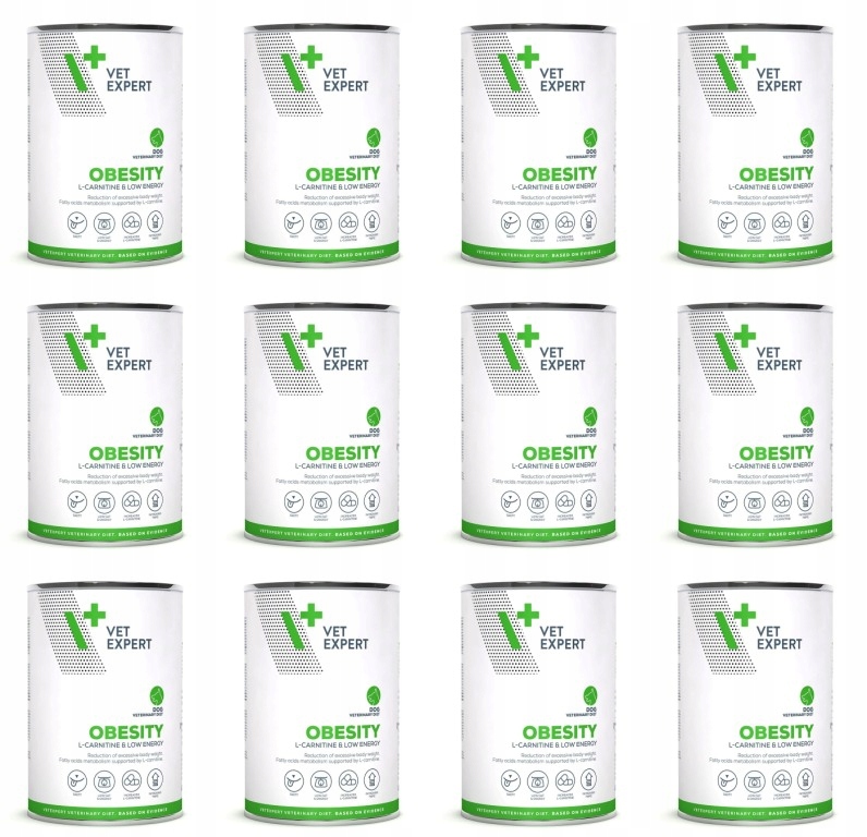 4T VetExpert Dog Obesity puszka 12 x 400 g