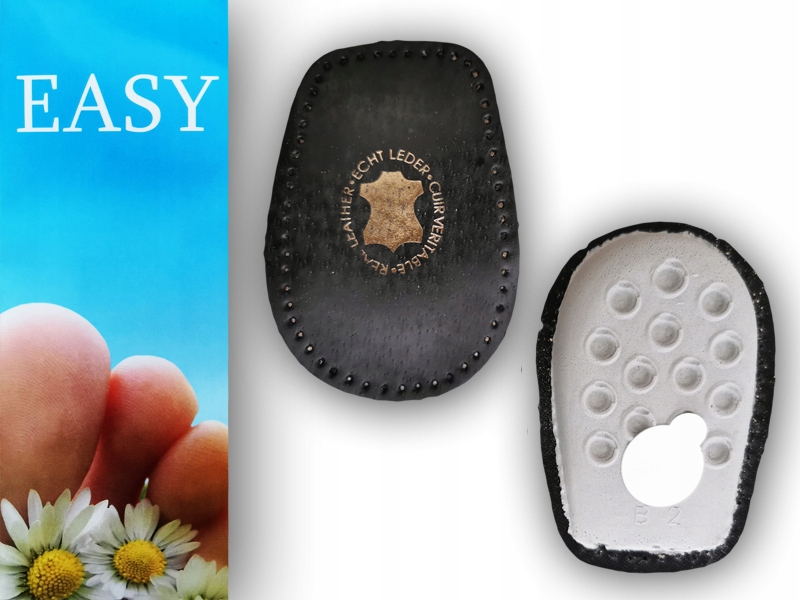 

Podpiętki Do Butów Skórzane Czarne Roz. 40-42