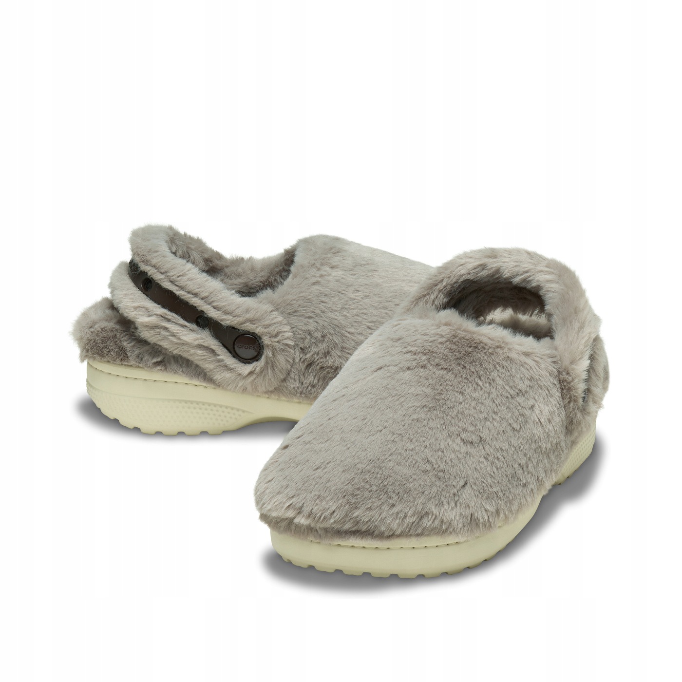Pantofle Crocs Classic Unfurgettable Clog béžové zateplené 38-39