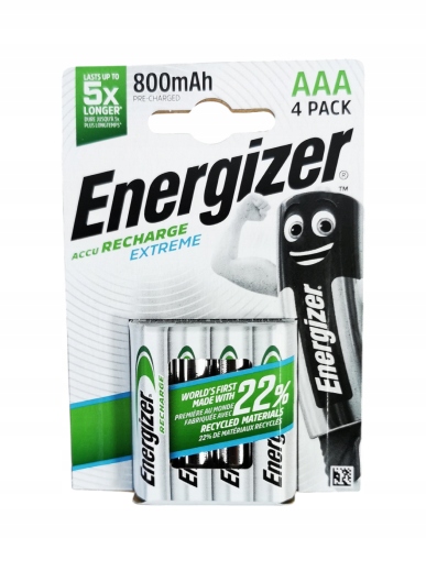 Akumulator AAA Energizer 800mAh 4 szt.