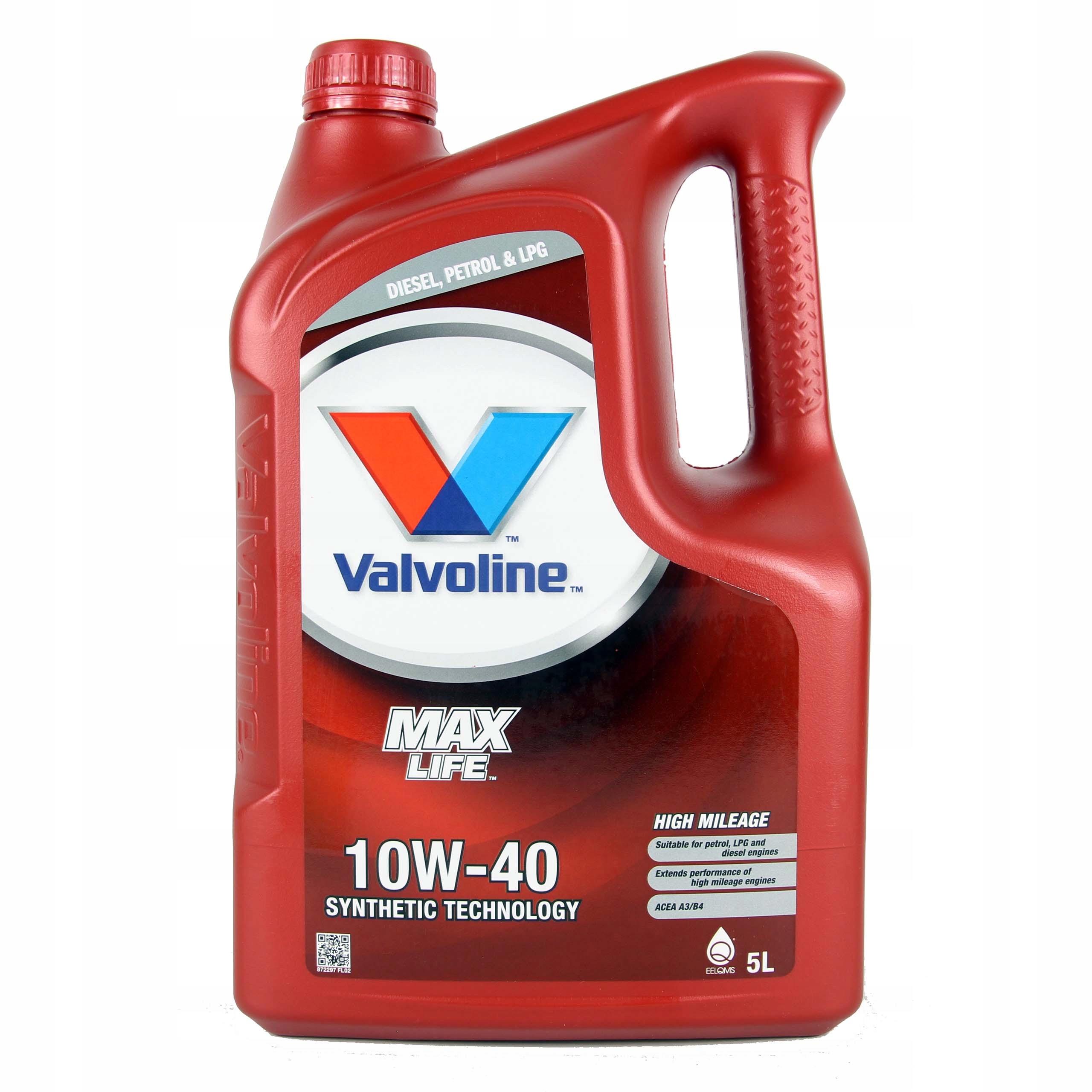 VALVOLINE MAXLIFE 10W40 5L ПОЛУСИНТЕТИКА