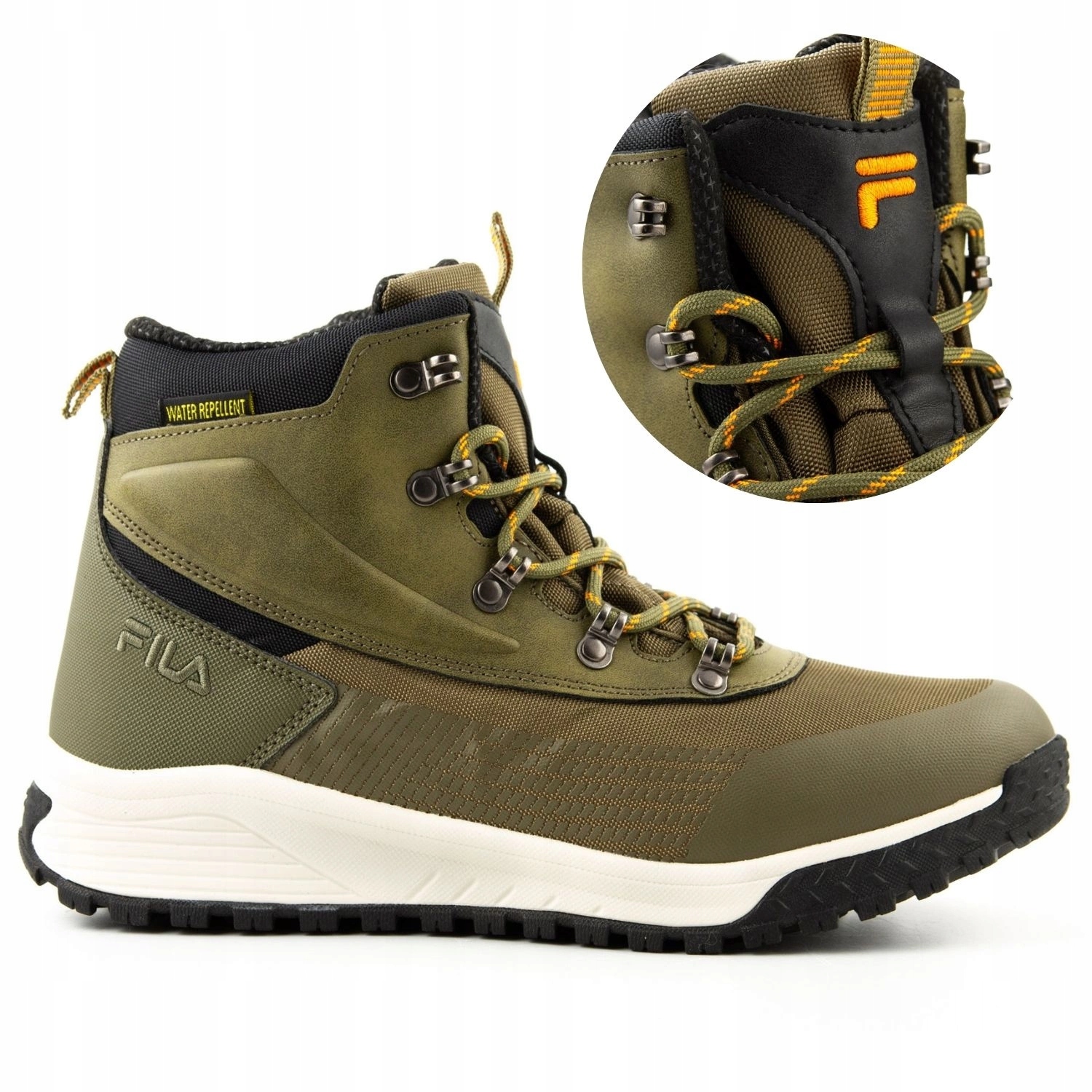 Pánské trekové boty Fila Hikebooster MID nepromokavé zelené vel. 40