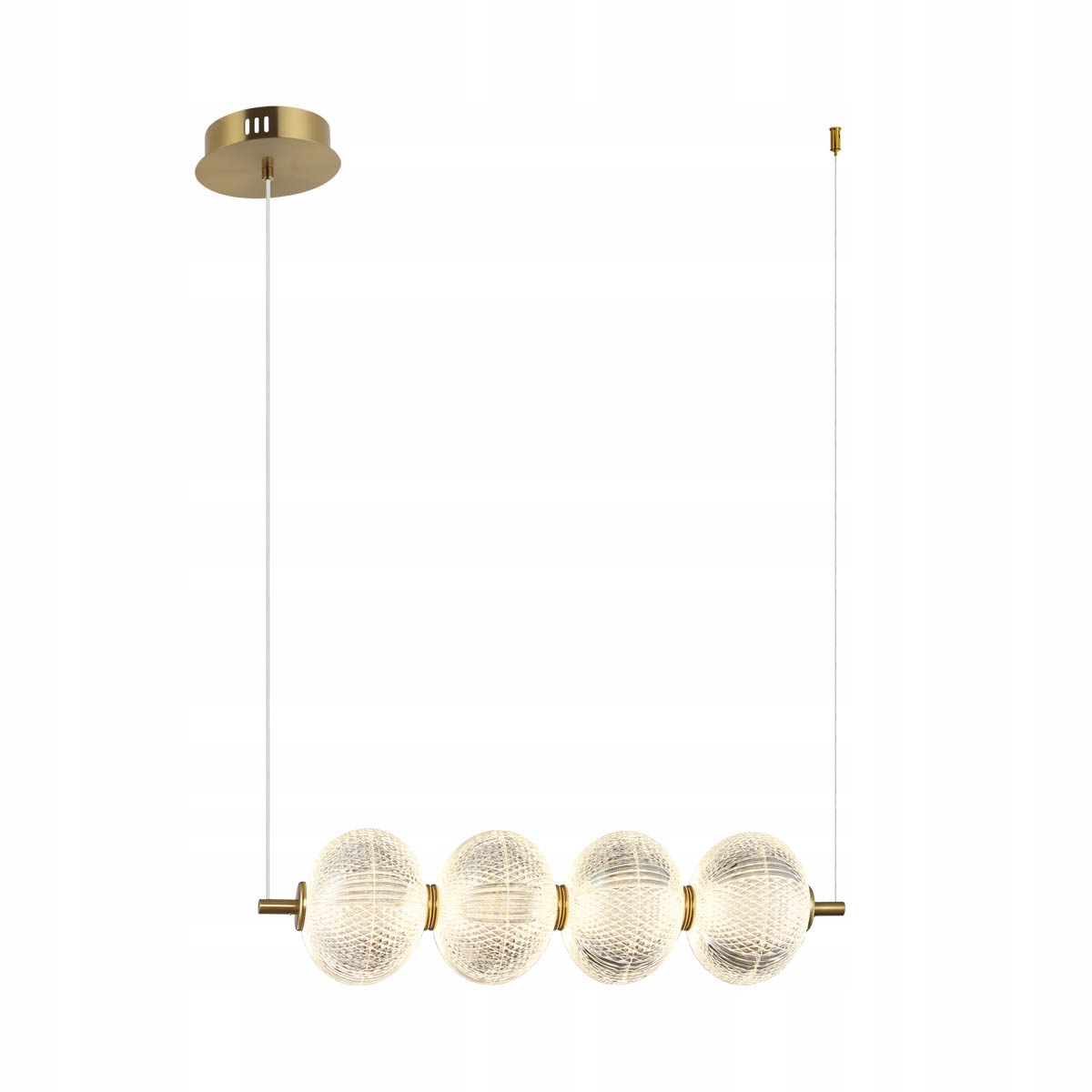 Lampa wisząca Led Lazie 4 3000 K złota