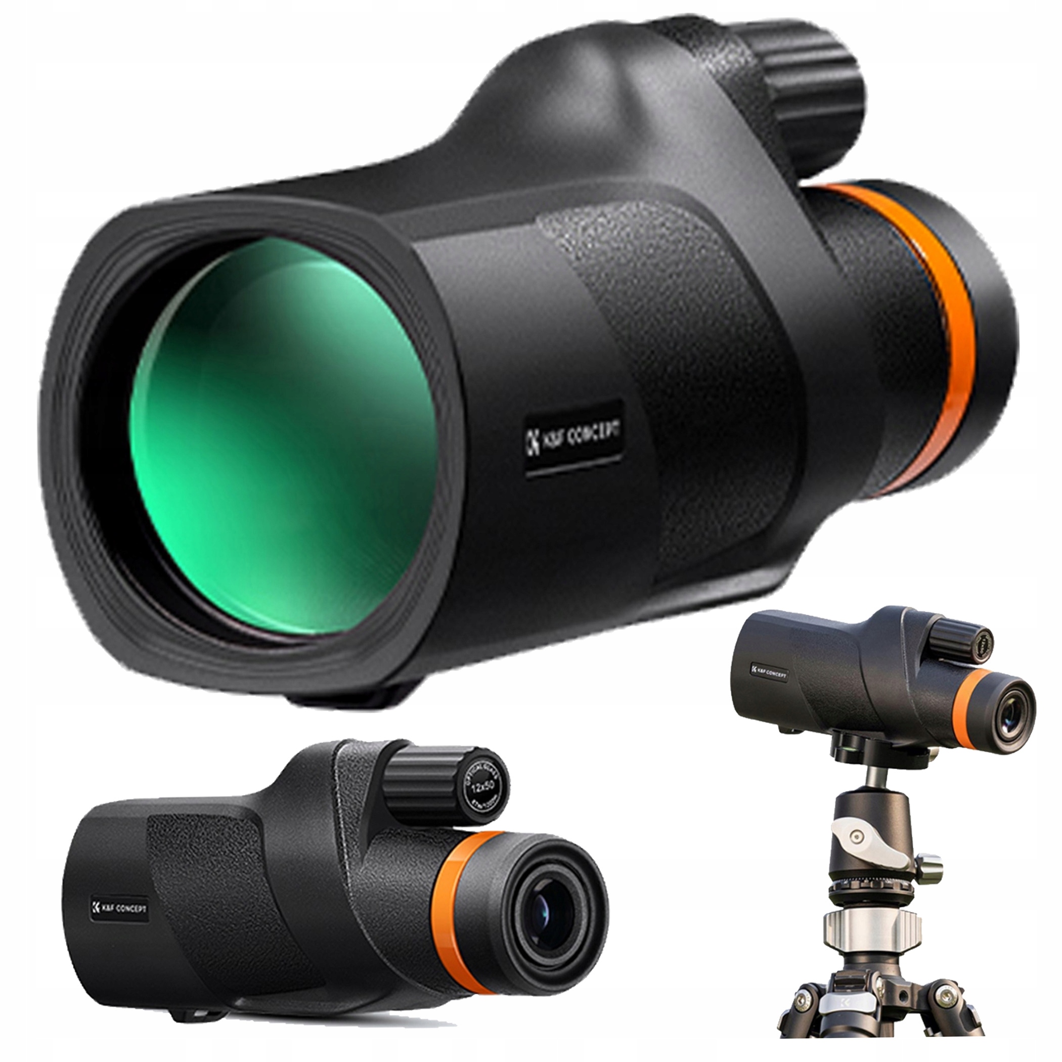 K&f Monokular Luneta 12x 50 mm BAK4 Fmc Dalekohled 28 povlaků MC Antireflex Pro