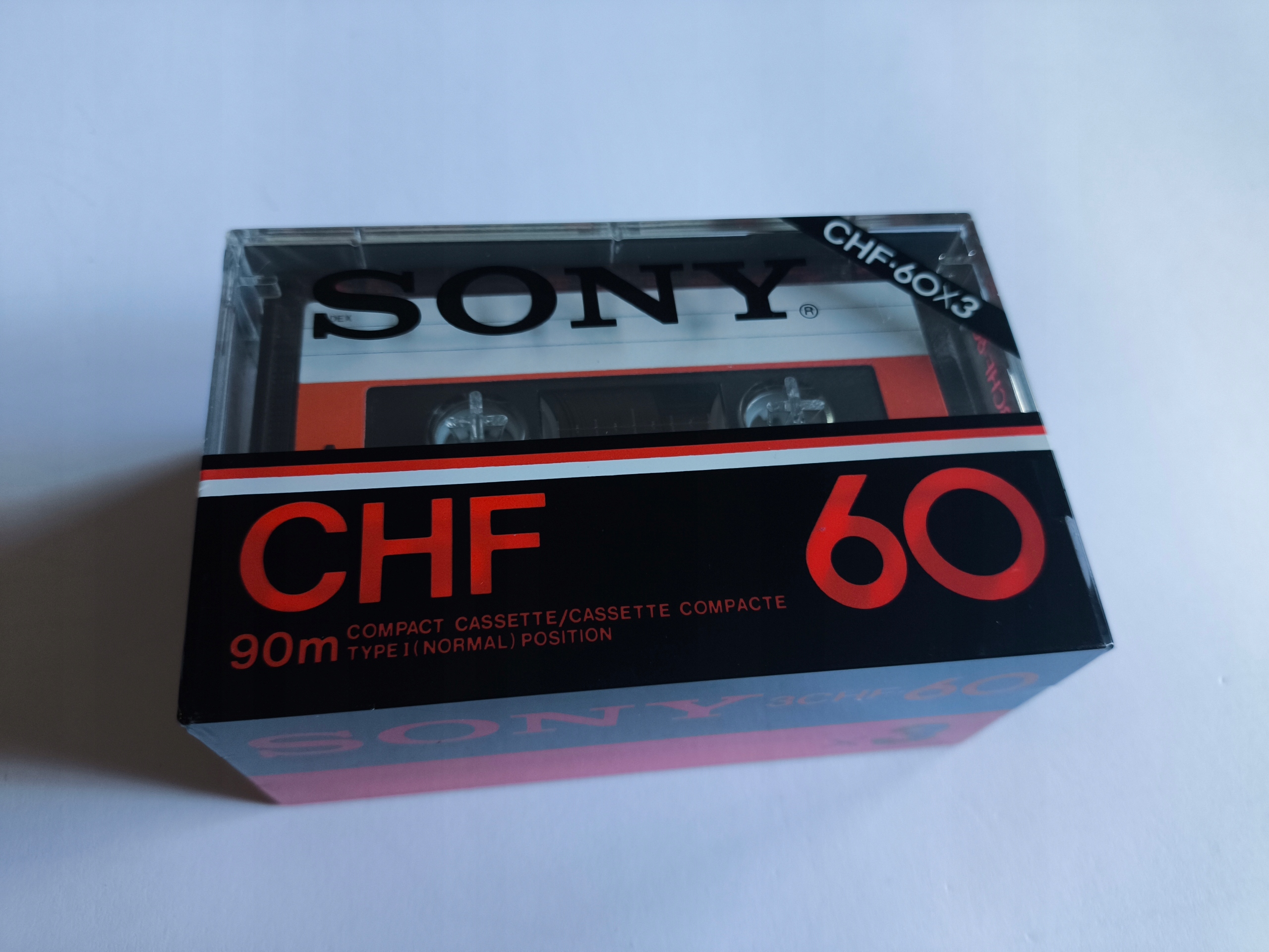 3pack (3 kazety) Sony CHF60 Nos fólie Chf 60 *3120