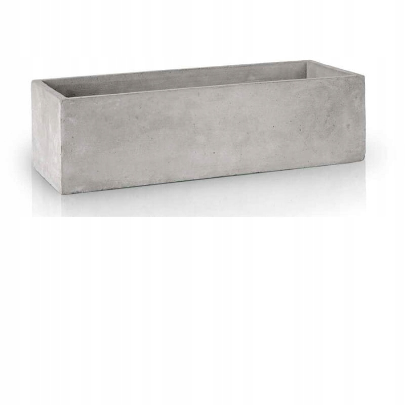 

Szara betonowa podłużna misa Polnix Etno 32 cm