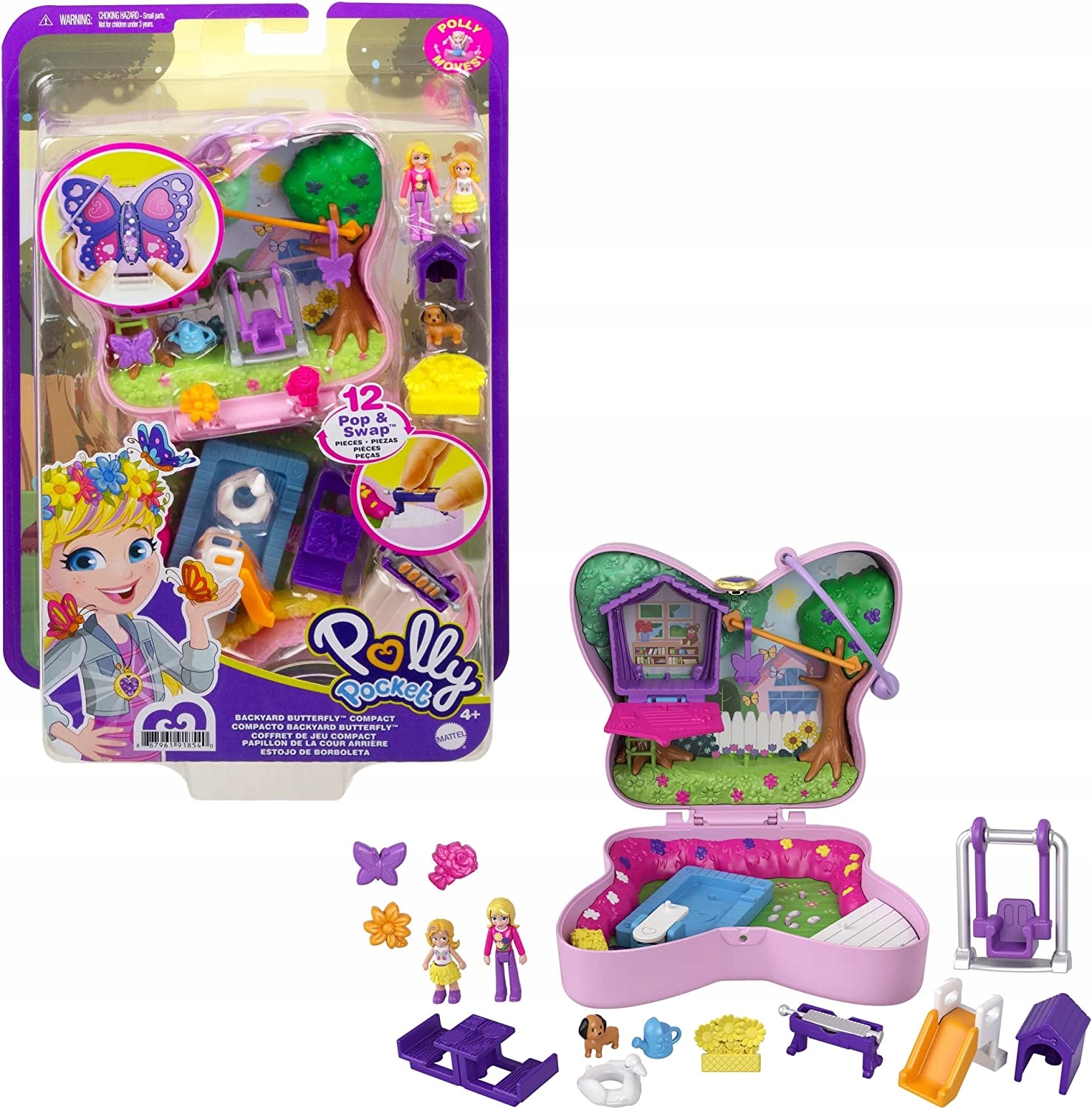 

Polly Pocket GTN21 Zestaw motylkowy ogród Motylek