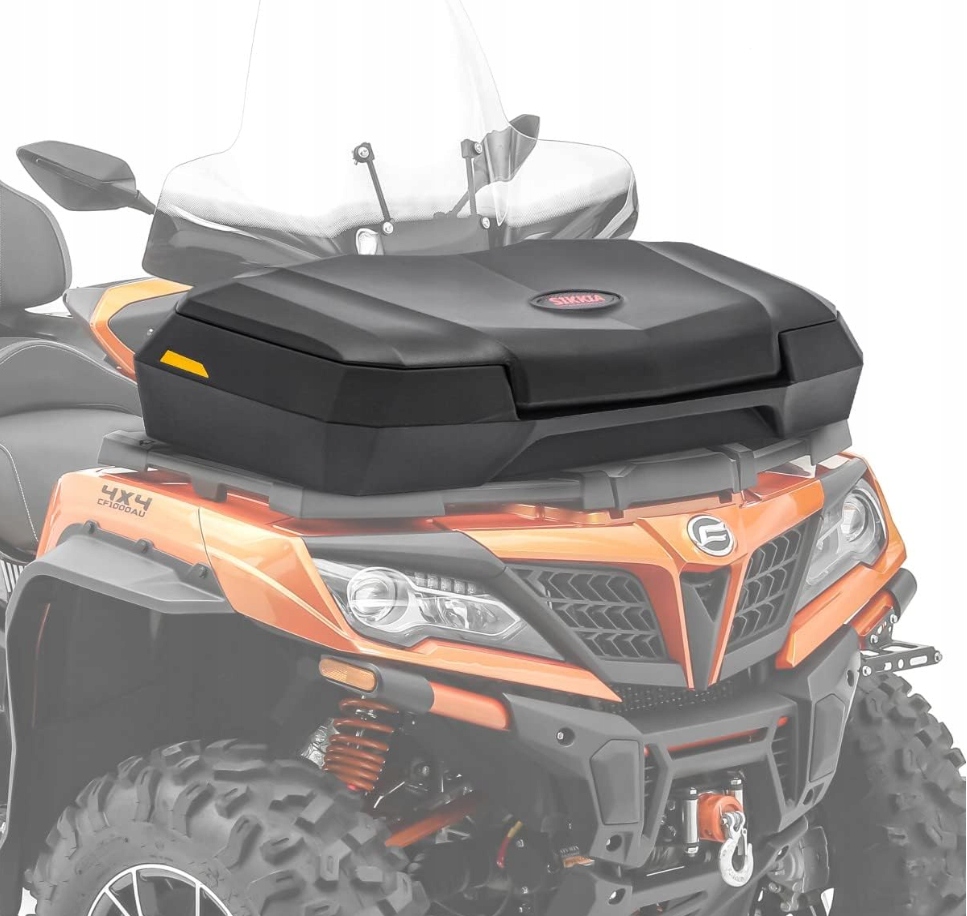 Kufer čtyřkolka na čtyřkolku Přední centrální box Atv 66L TopX Giza opěradlo Box