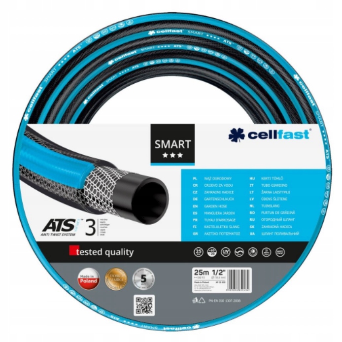 

Cellfast Wąż Ogrodowy Smart Atsv 1/2" 25 m