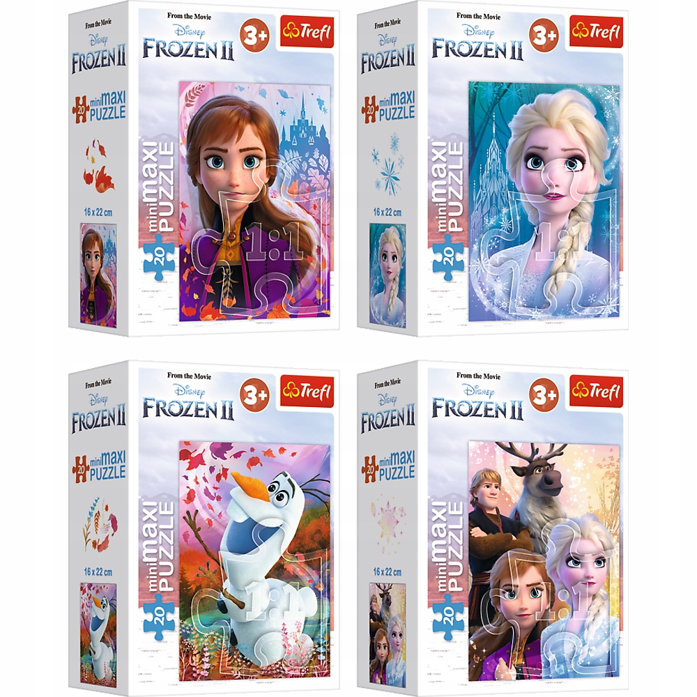 

Puzzle Frozen II Kraina Lodu Minimaxi 4 szt 56022