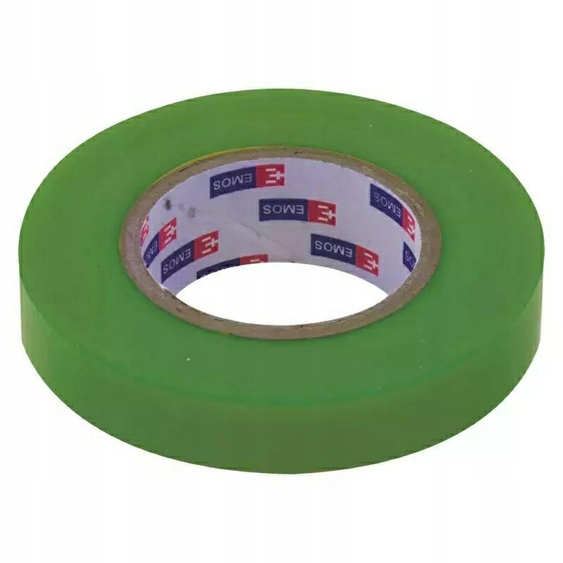 

Taśma izolacyjna zielona 15 / 10 Emos Pvc F61519