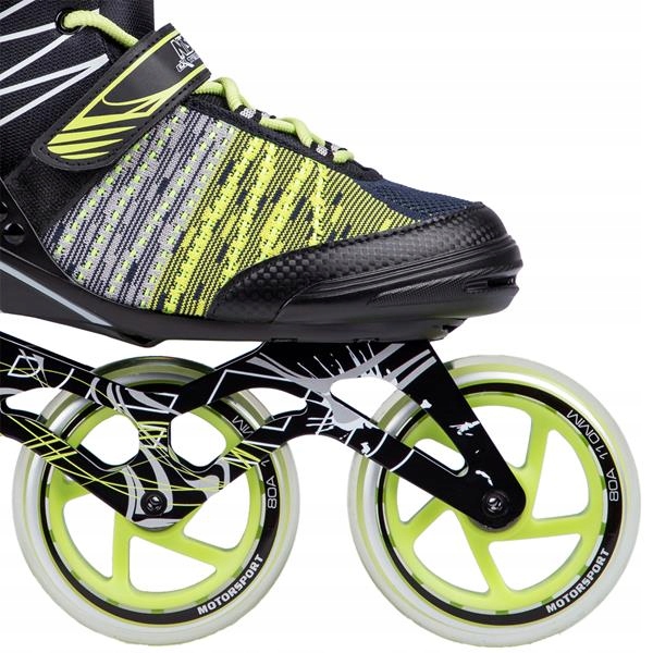 WYGODNE ŁYŻWOROLKI Czarne r. 42 NILS MOCNE Rozmiar 42