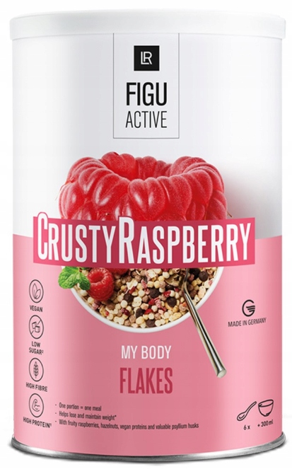 Lr Figu Active Crusty Raspberry Flakes vločky nahrazují jídlo a hubnutí