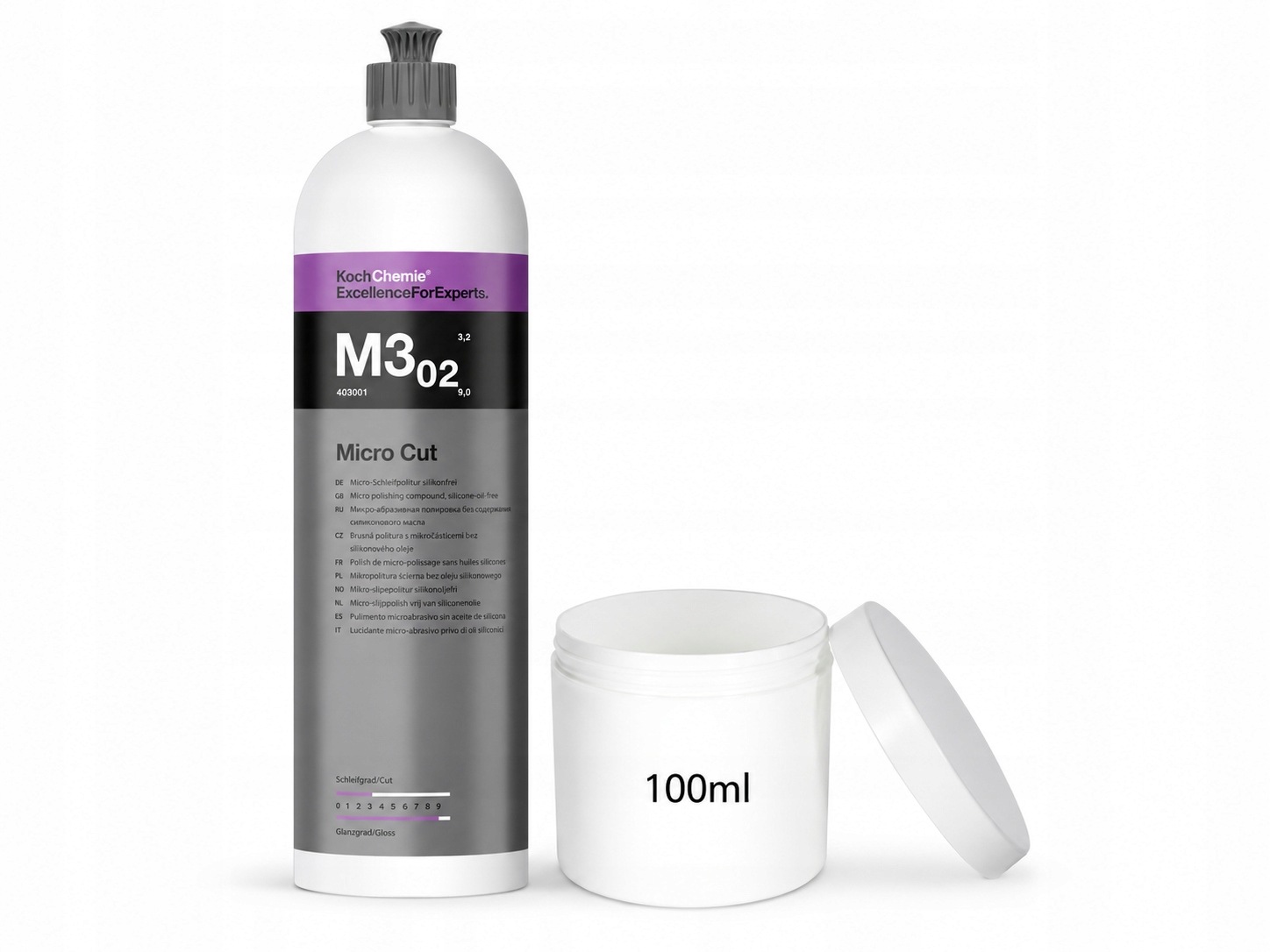 Koch Chemie M3.02 100ml – finalna pasta polerska wykończeniowa