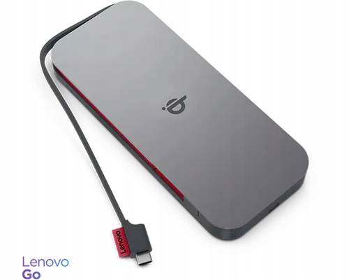 Powerbanka Lenovo Go 10000 mAh LiPo, bezdrôtová, šedá