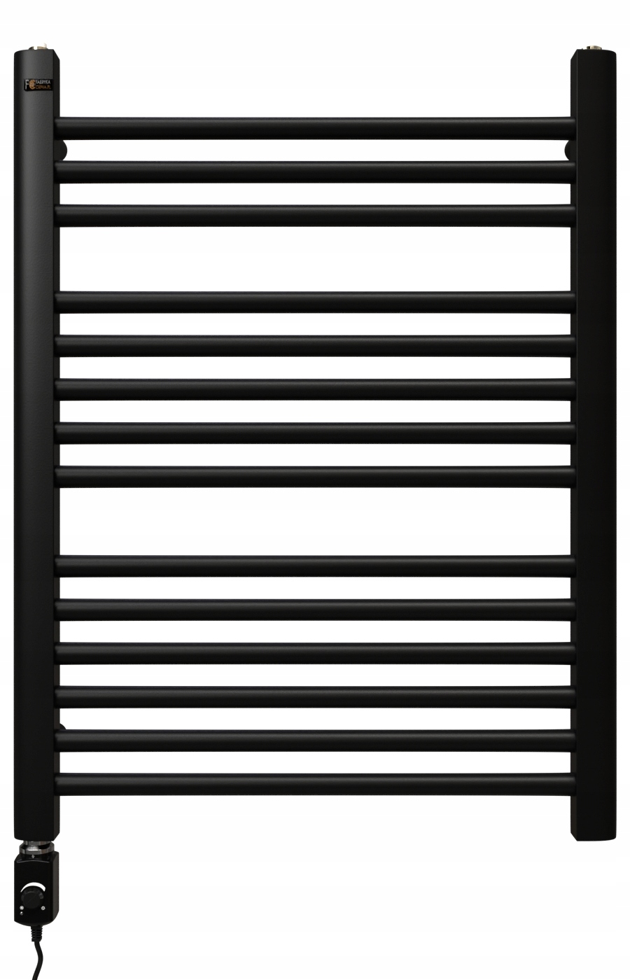 Elektrický koupelnový radiátor 600 W Hugo Černý
