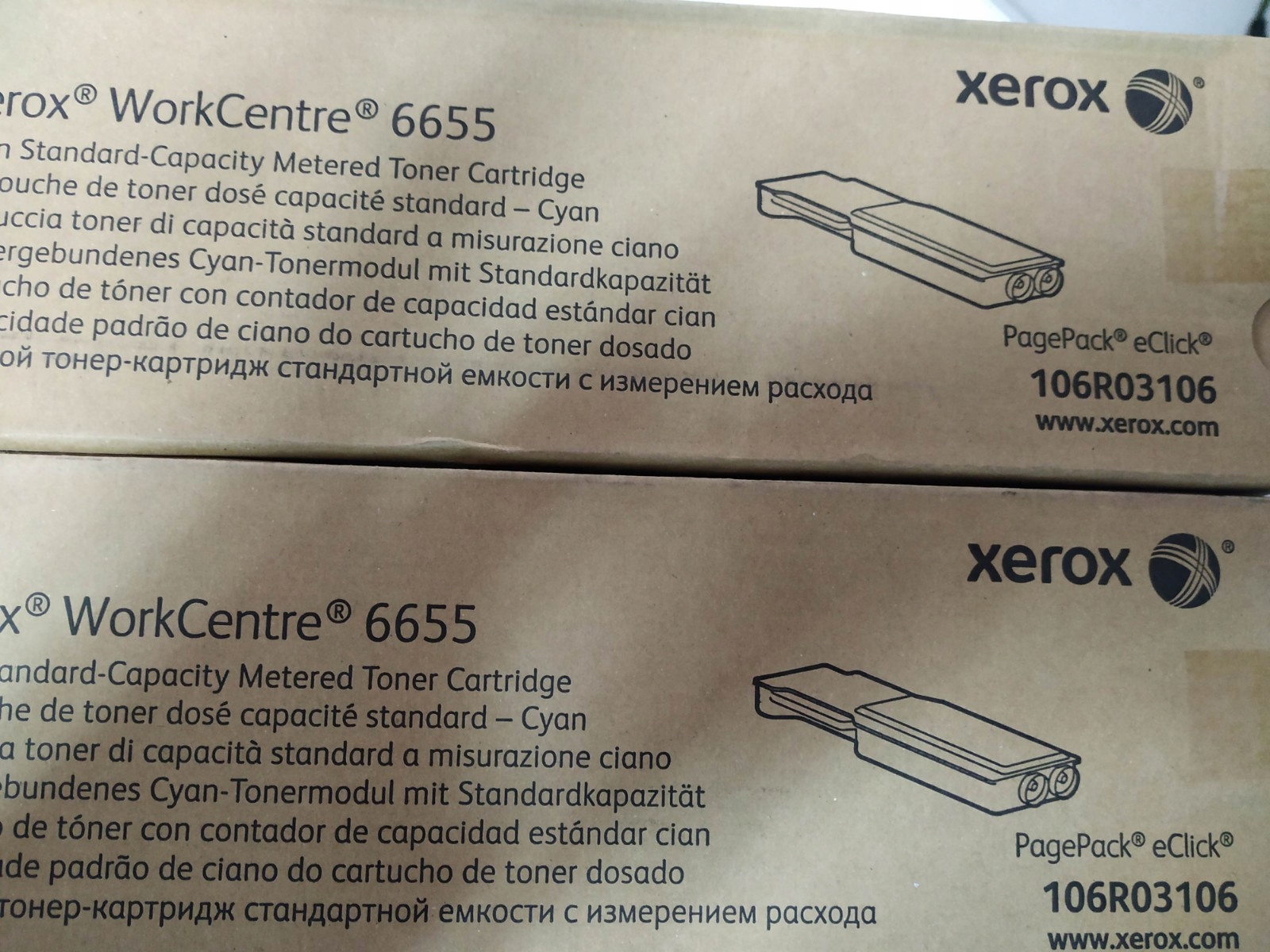 Toner C Xerox Wc 6655 106R03106 106R02752 originál