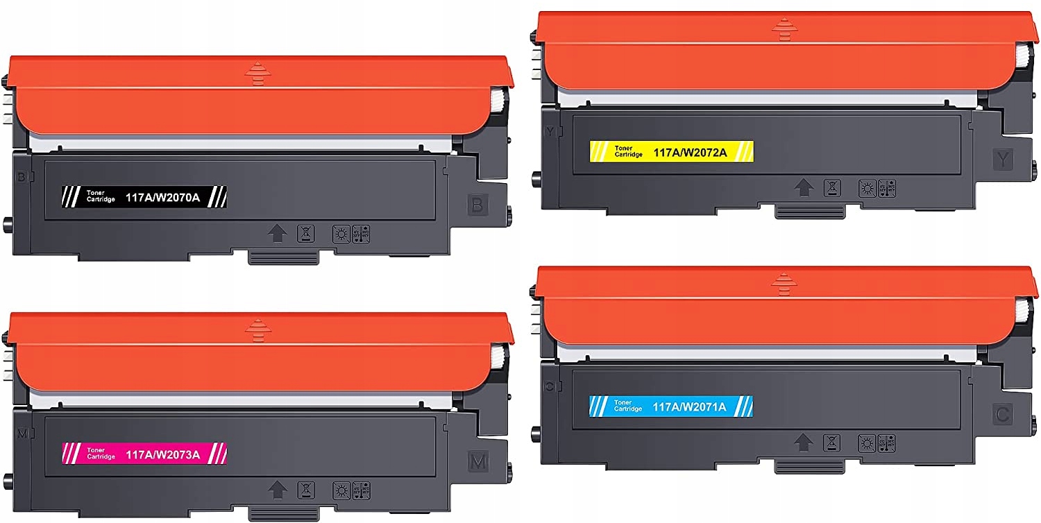 

Komplet tonerów do Hp W2070A-W2073A 117A z chipem