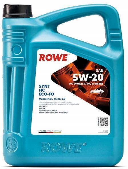 ROWE OLEJ HIGHTEC SYNT HC ECO-FO 5W20 5L