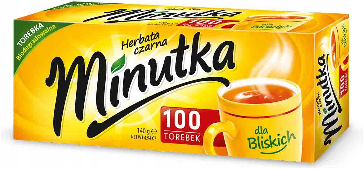 Levně 10 x Čaj černý Minutka 100 sáčků