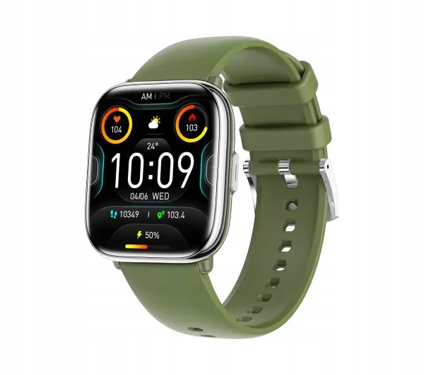 Smartwatch myPhone Watch Pastel Amoled IP67 Bluetooth 5.3 230mAh Zielony