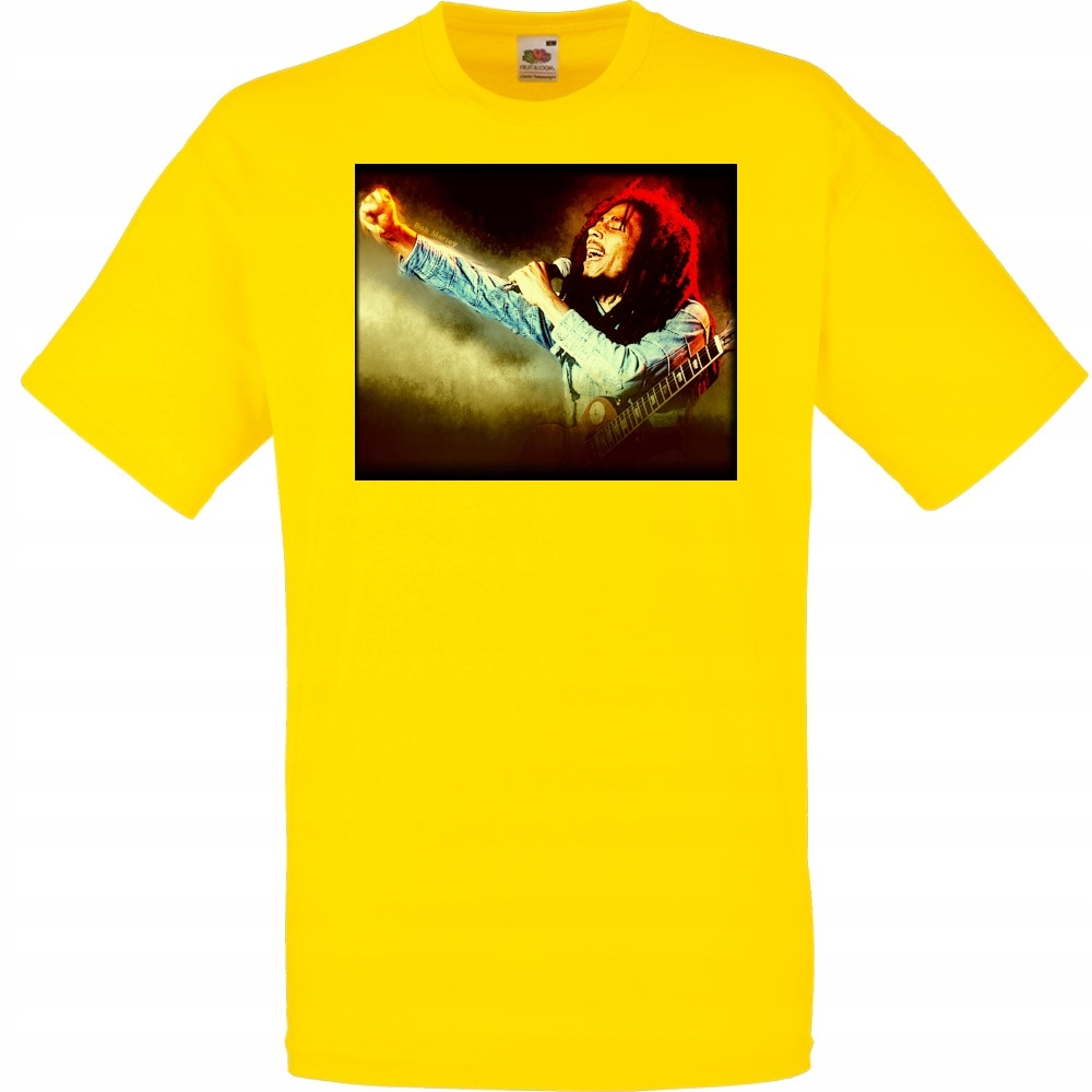 

Koszulka z nadrukiem reggae Bob Marley rasta S