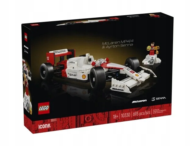 Lego 10330 Icons McLaren MP4/4 a Ayrton Senna