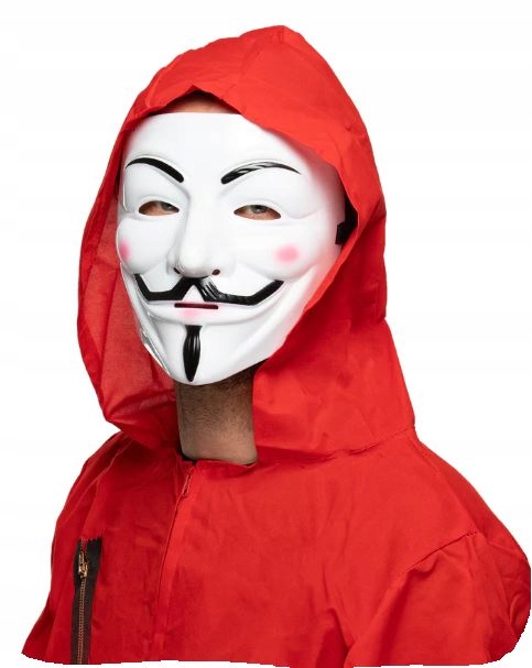 MASKA ANONYMOUS VENDETTA STOP ACTA HALLOWEEN karnawał przebranie strój Kod producenta MASKA HALLOWEEN anonymous