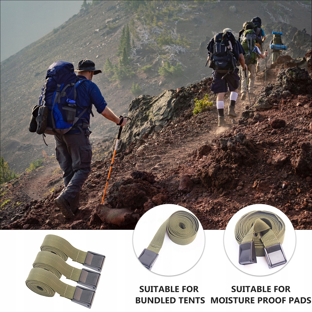 PASKI DO ZAPIĘCIA BAGAŻU Z RACZETĄ Udźwig 1 kg