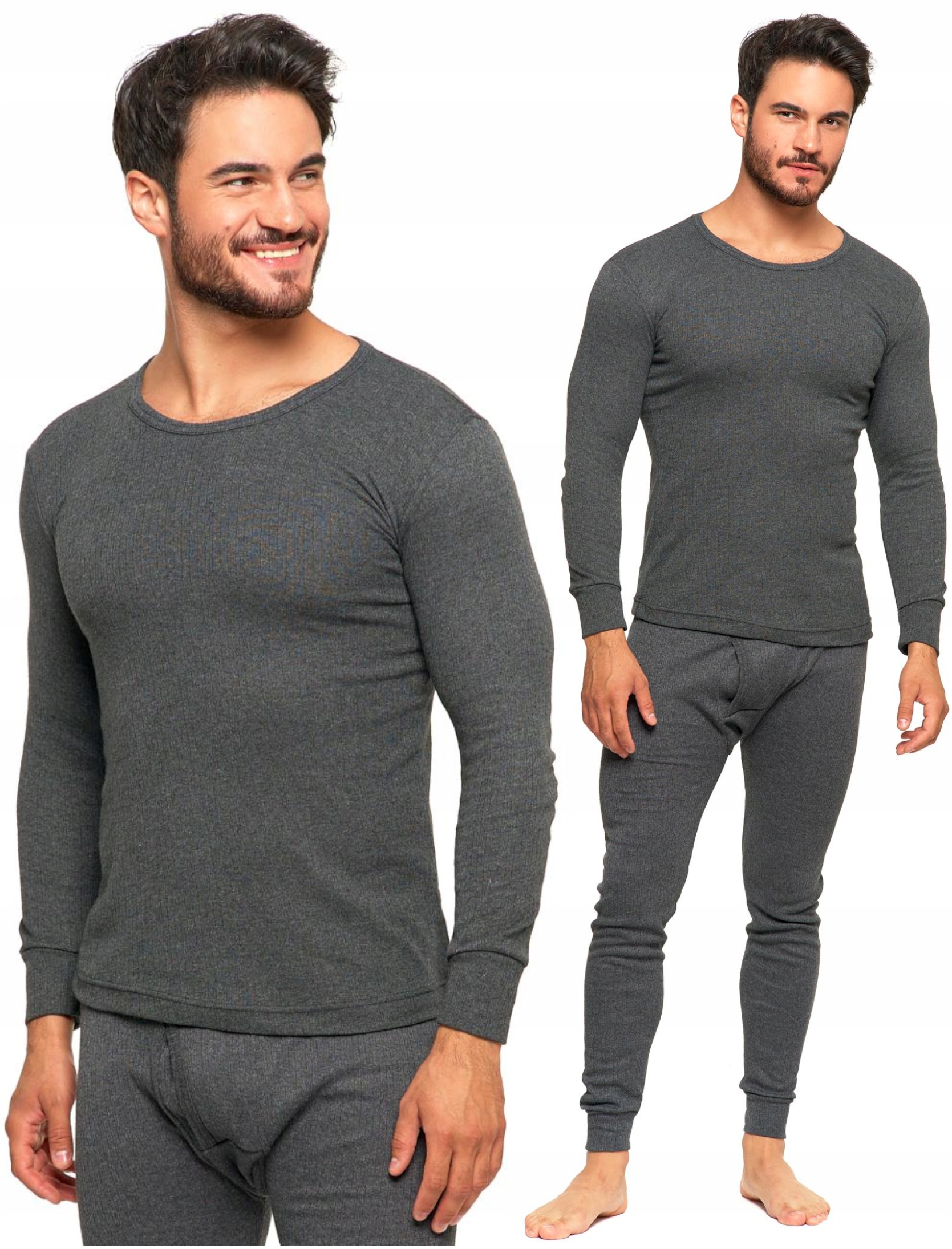 PODKOSZULKA KOSZULKA DŁUGI RĘKAW MĘSKA - 3XL