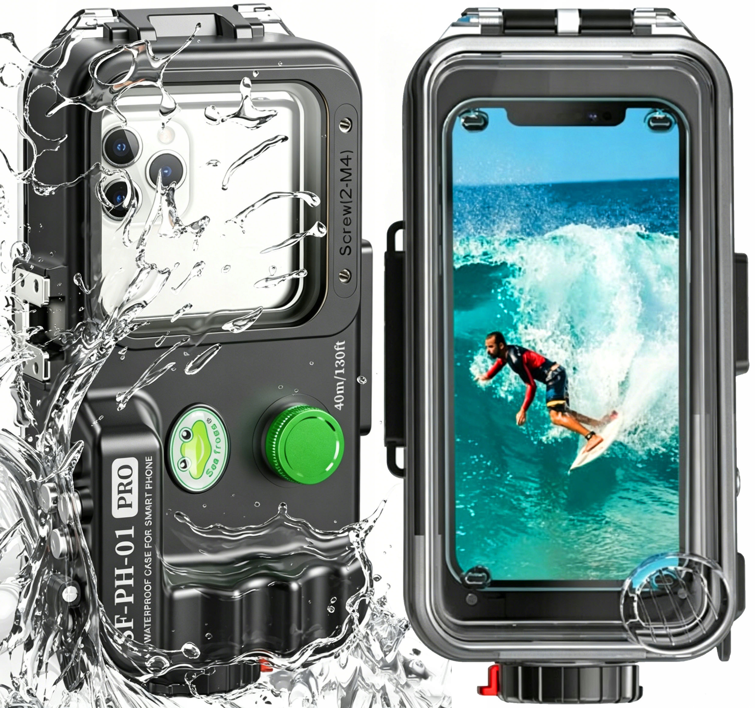 Etui wodoodporne do telefonu Sea Frogs wodoszczelne do 40 metrów pancerne