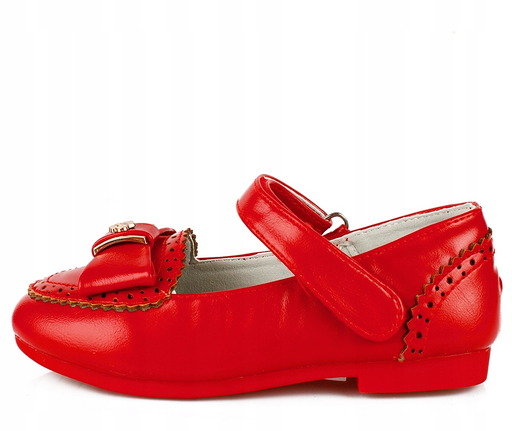 BALERINKI czerwone APAWWA MOKASYNY wk skóra 30 Rozmiar (new) 30